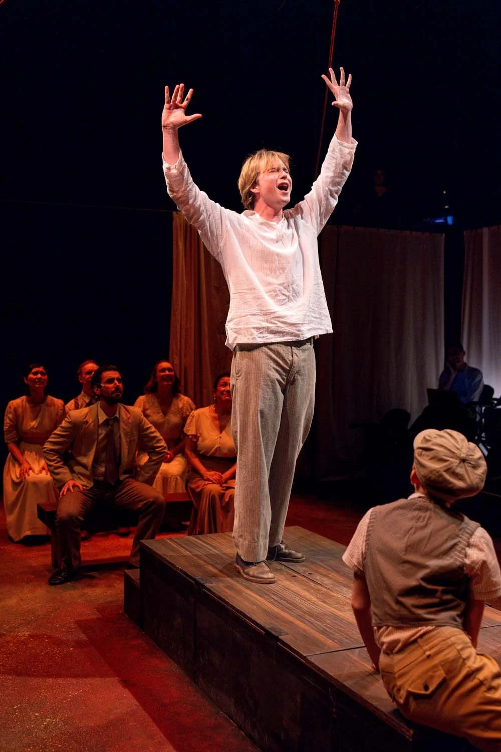 Chance Kelly in PIPPIN at Reboot Theatre.