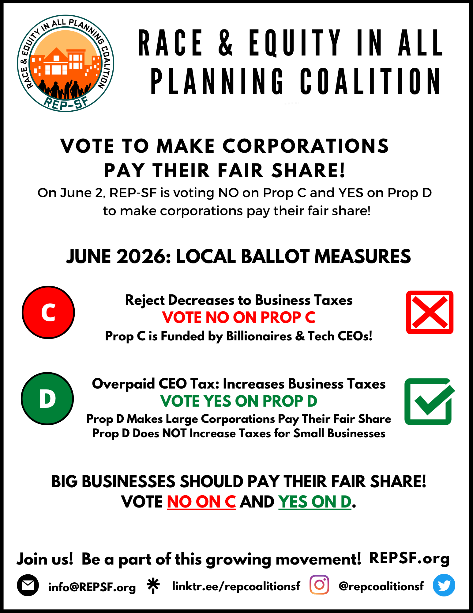 June 2026: Vote to Make Corporations Pay Their Fair Share!