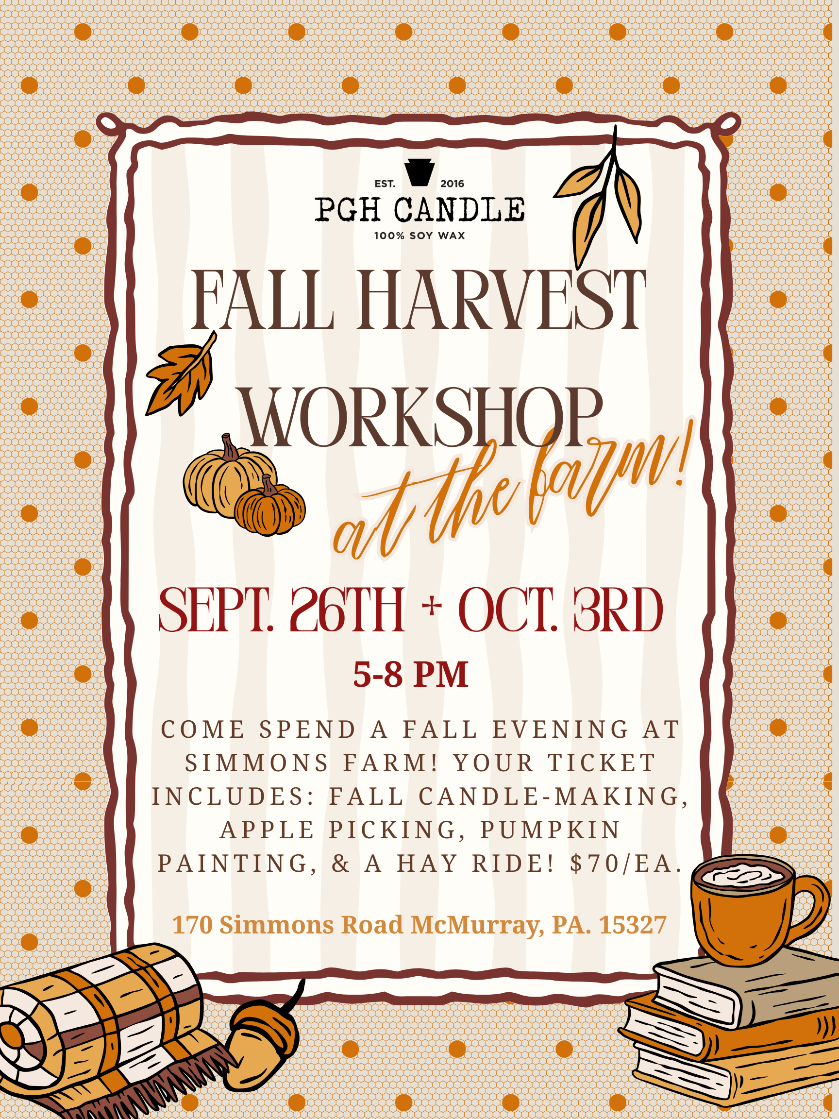Fall Harvest Workshop at Simmons Farm!