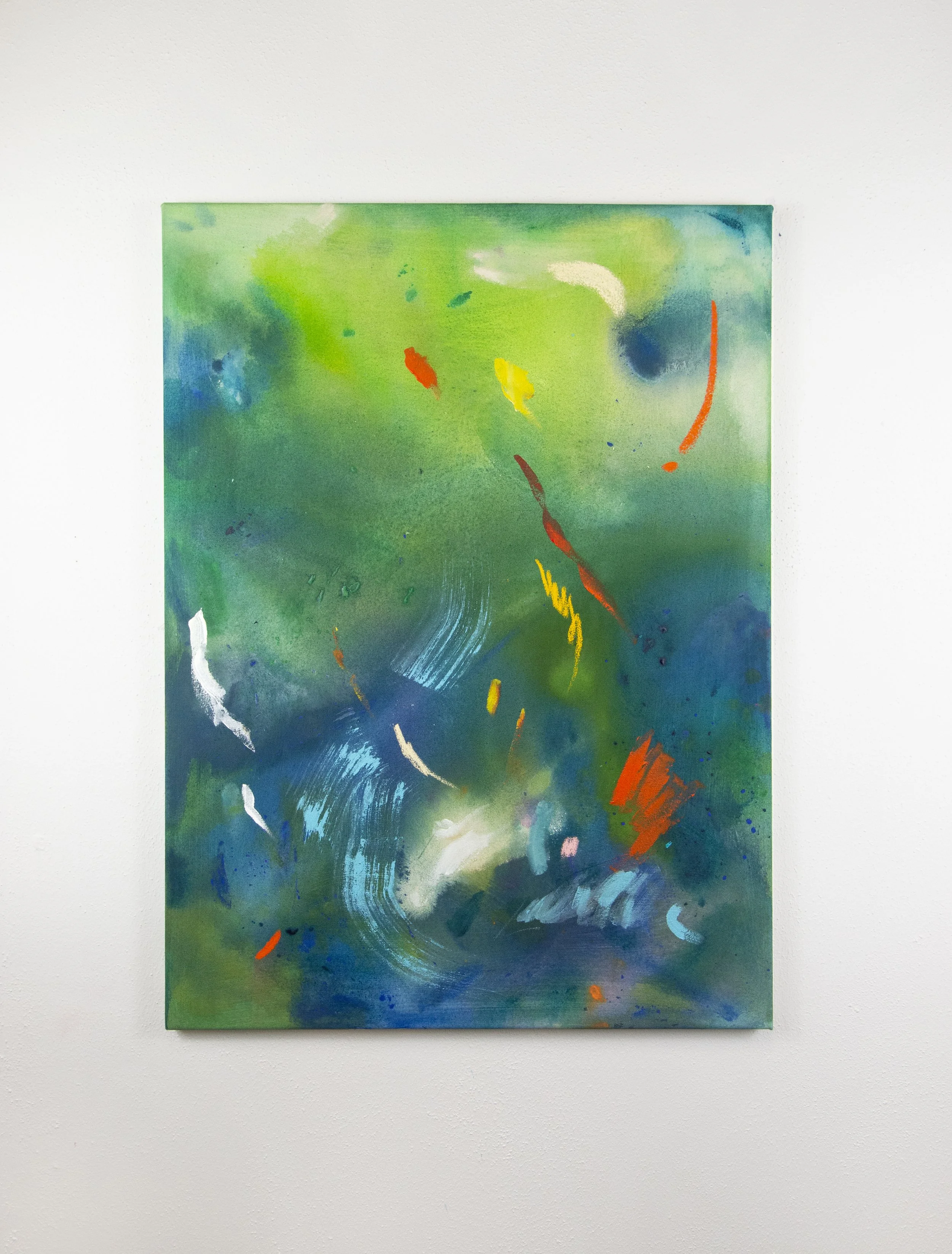 Tranquil Water, 24"x36" Mix Media on Canvas, 2023
(sold)