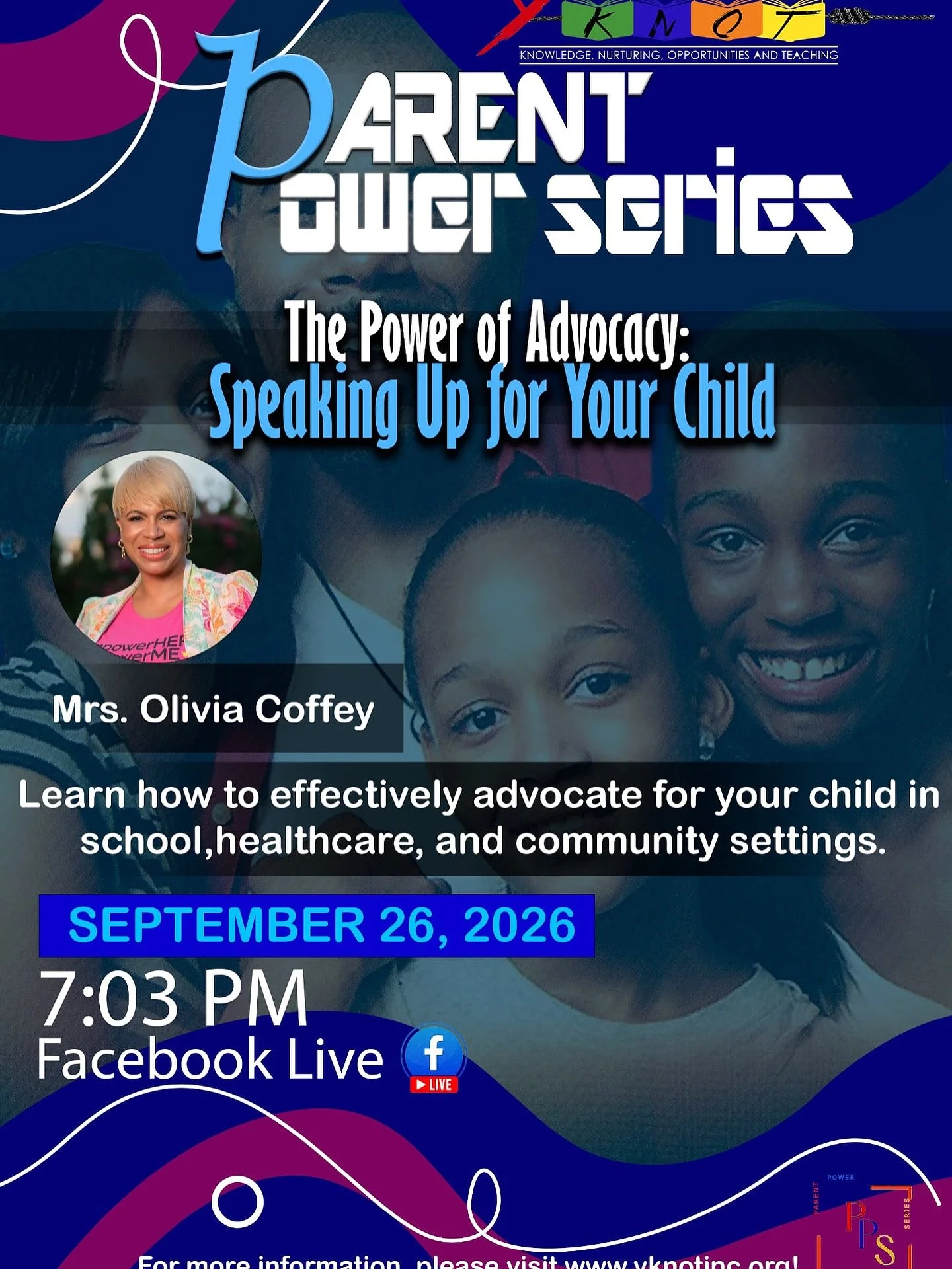 Honored to join the Parent Power Series with YNOT Inc! 🙌 As a Professional School counselor for 30+ years, I&rsquo;m excited to share tools and strategies to help parents advocate for their children every step of the way. 💡💛

@youthempowerme #empo