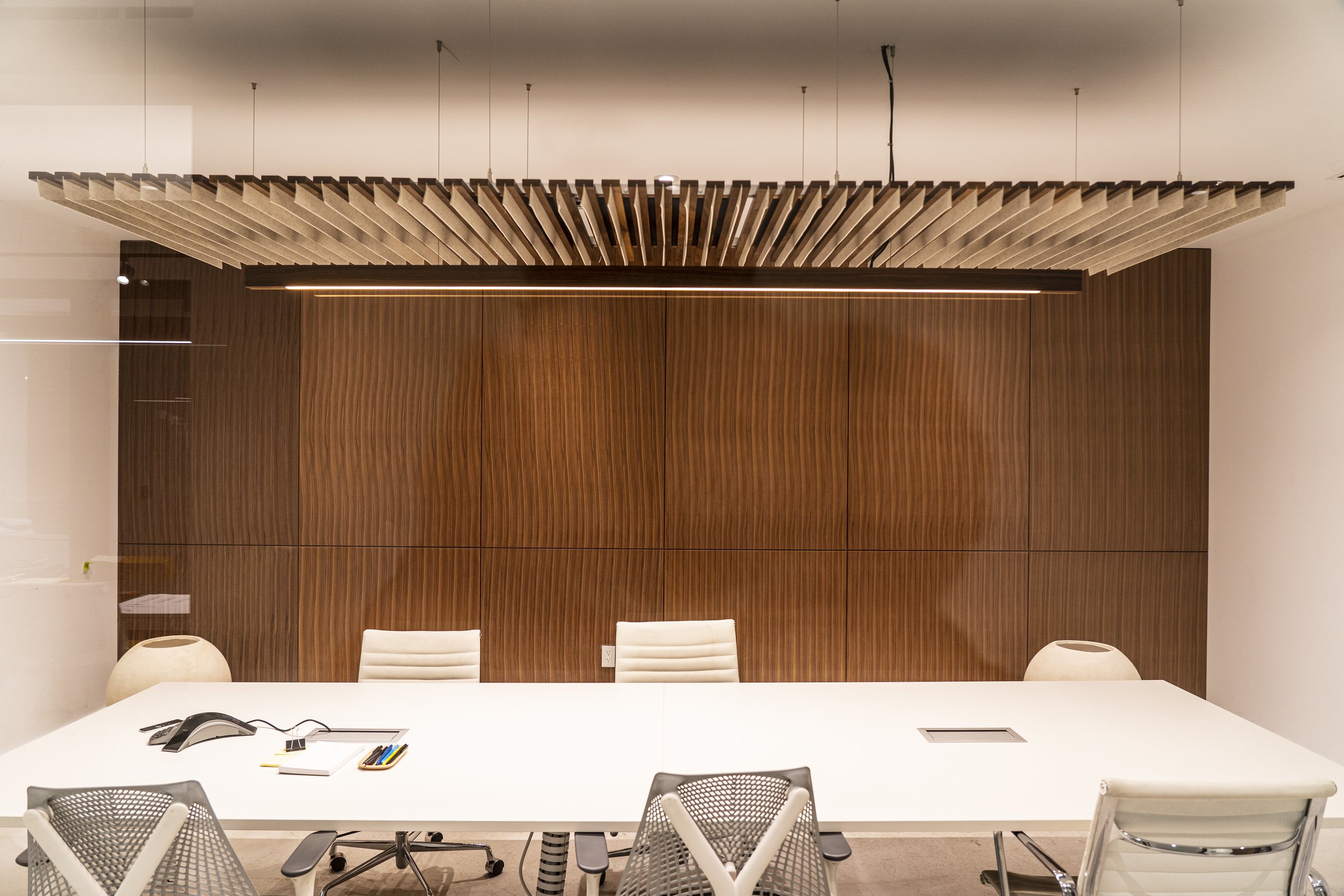 Conference Room System — aaline sustainable lighting & acoustics