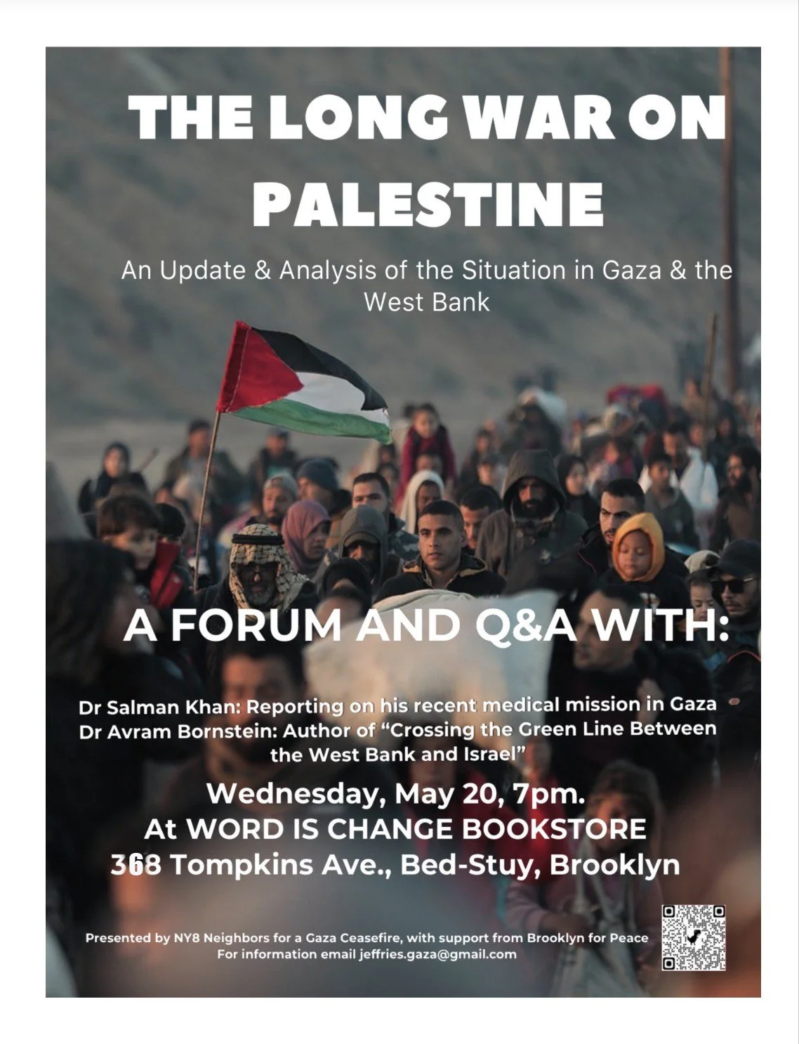flyer for the event with information as on this page.