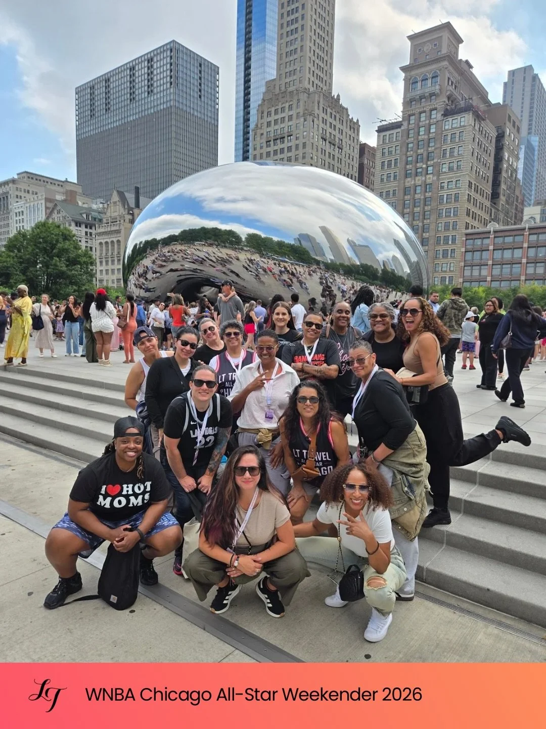 A glimpse into the group chat after our Chicago WNBA All-Star Weekend!

Over three unforgettable days, we welcomed everyone with a Meet &amp; Greet, explored Chicago on a private foodie walking tour, cruised the Chicago River together, cheered at the