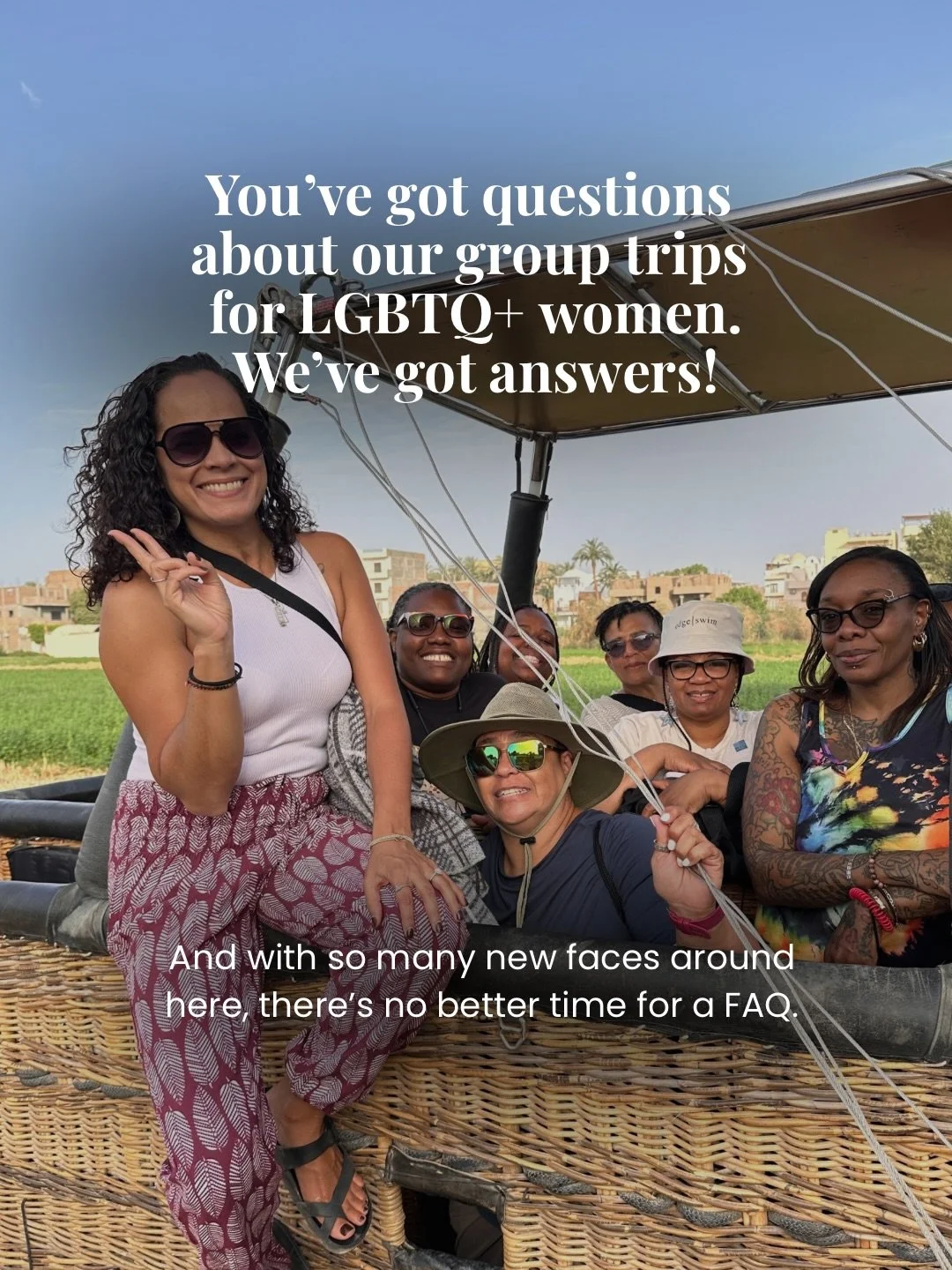 We get a lot of questions about our lesbian &amp; LGBTQ+ women&rsquo;s group trips&hellip; so we&rsquo;re answering the ones we hear most.

If you&rsquo;ve been curious about traveling with Ladies Touch, this FAQ gives you a better look at how our&nb