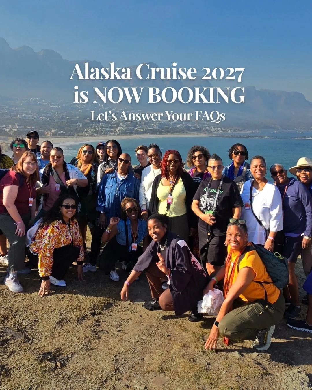 Alaska 2027 questions? We&rsquo;ve got answers.&nbsp;

We know there can be a lot to think about before booking a cruise, especially if it&rsquo;s your first trip with Ladies Touch.

Can I come solo? What&rsquo;s included? Why book through Ladies Tou