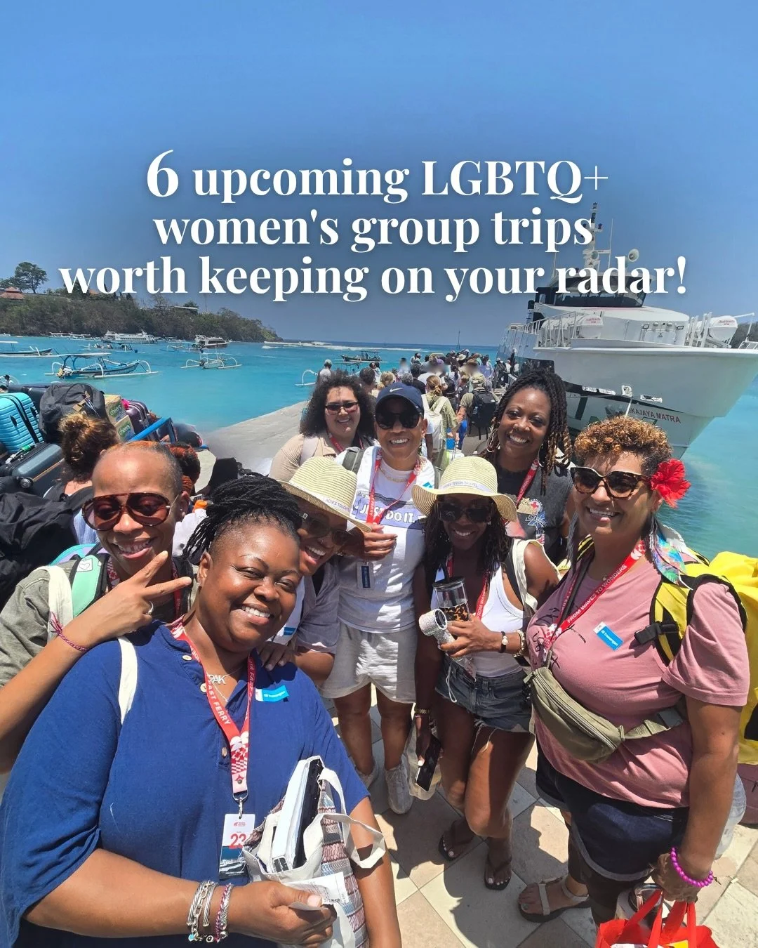 If traveling with us in 2027 is on your radar, now&rsquo;s a good time to start planning!&nbsp;

Australia, Thailand, and Japan are already FULL, and we&rsquo;re currently booking French Polynesia, our Alaska Cruise + Seattle Pride, and Costa Rica.

