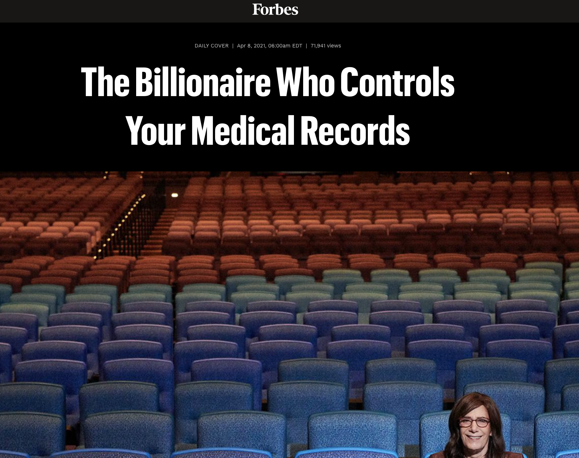 Forbes: The Billionaire Who Controls Your Medical Records