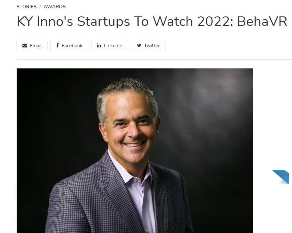 KY Inno: KY Inno's Startups To Watch 2022: BehaVR