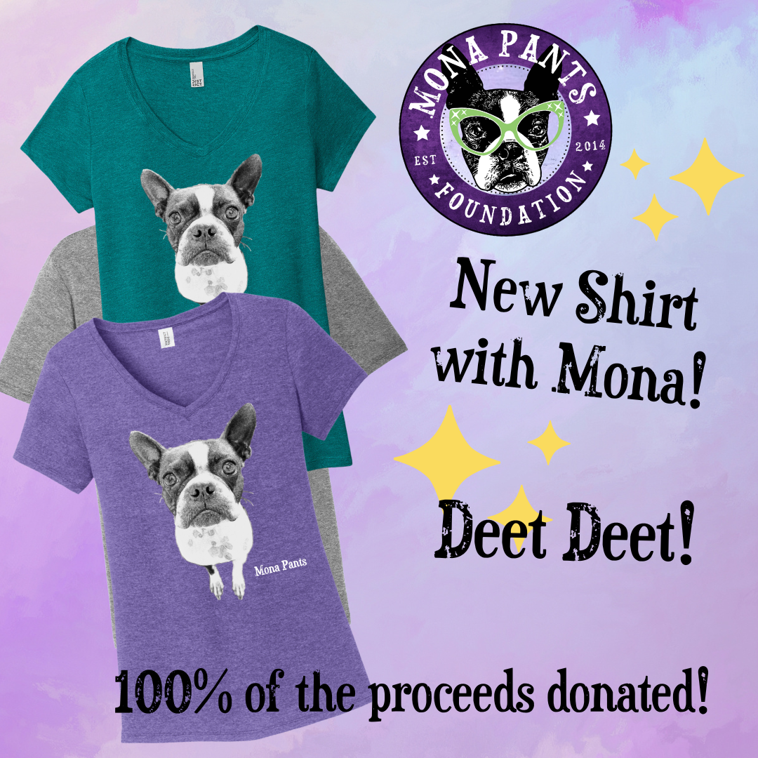 Mona's New Deet Deet Tee Shirt — Mona Pants