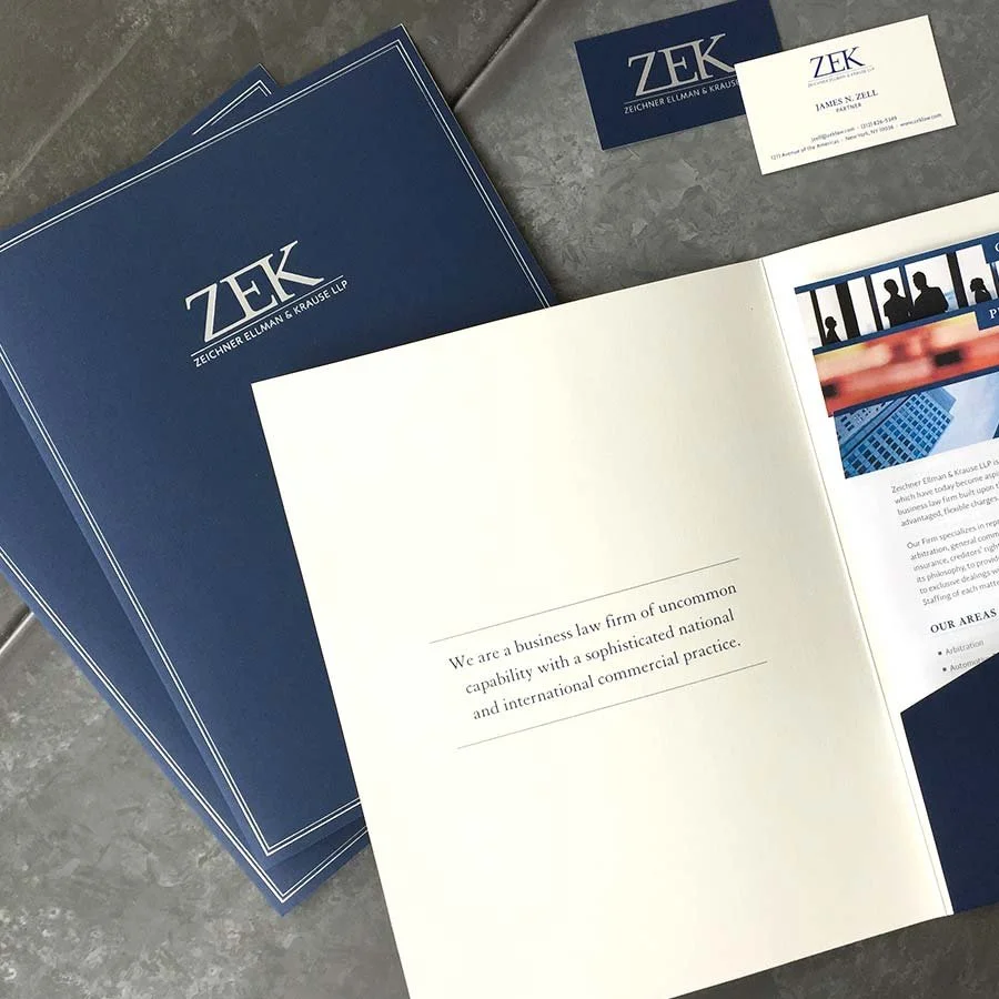 ZEK corporate folder