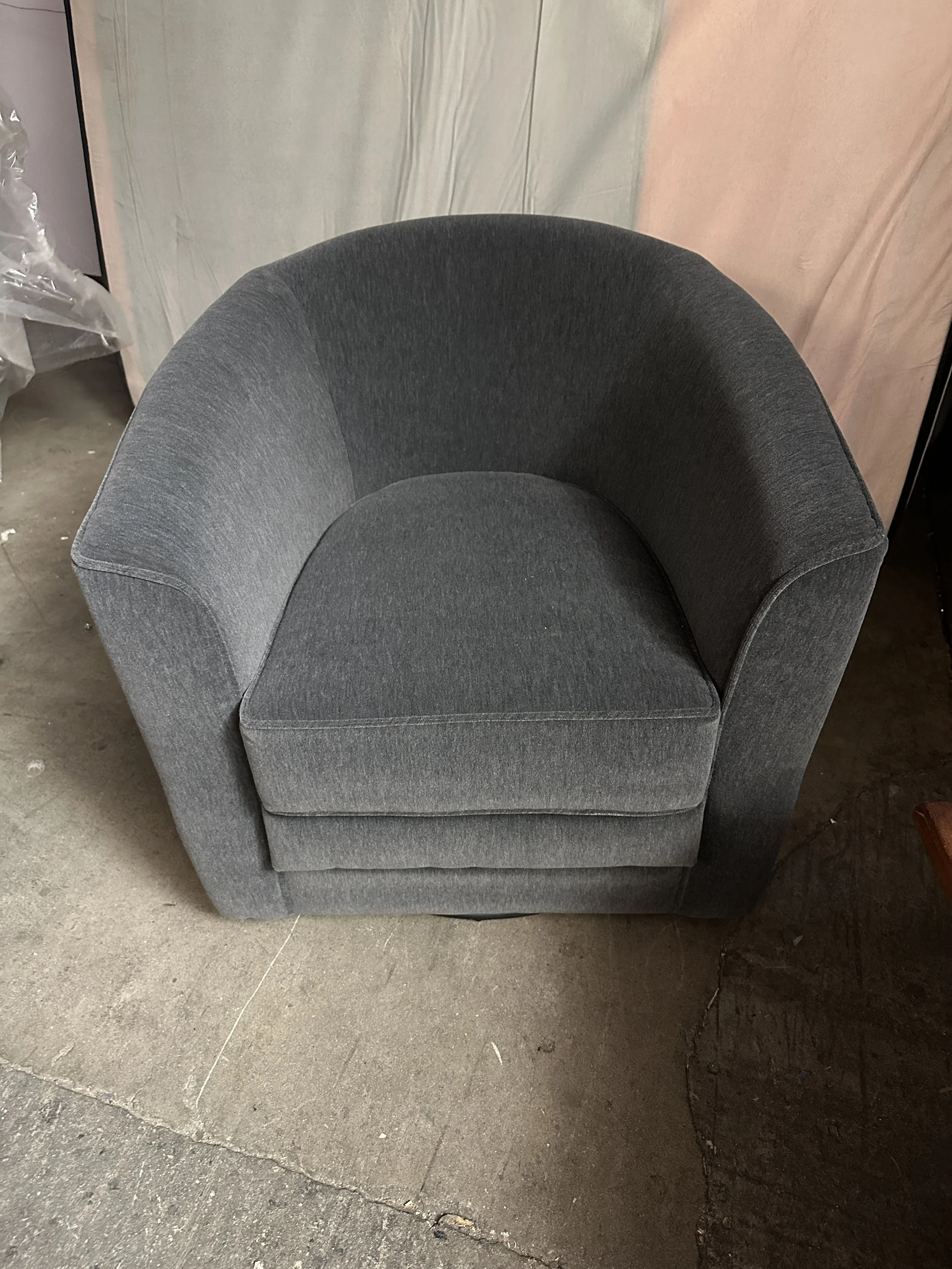 Mohair, grey swivel x1