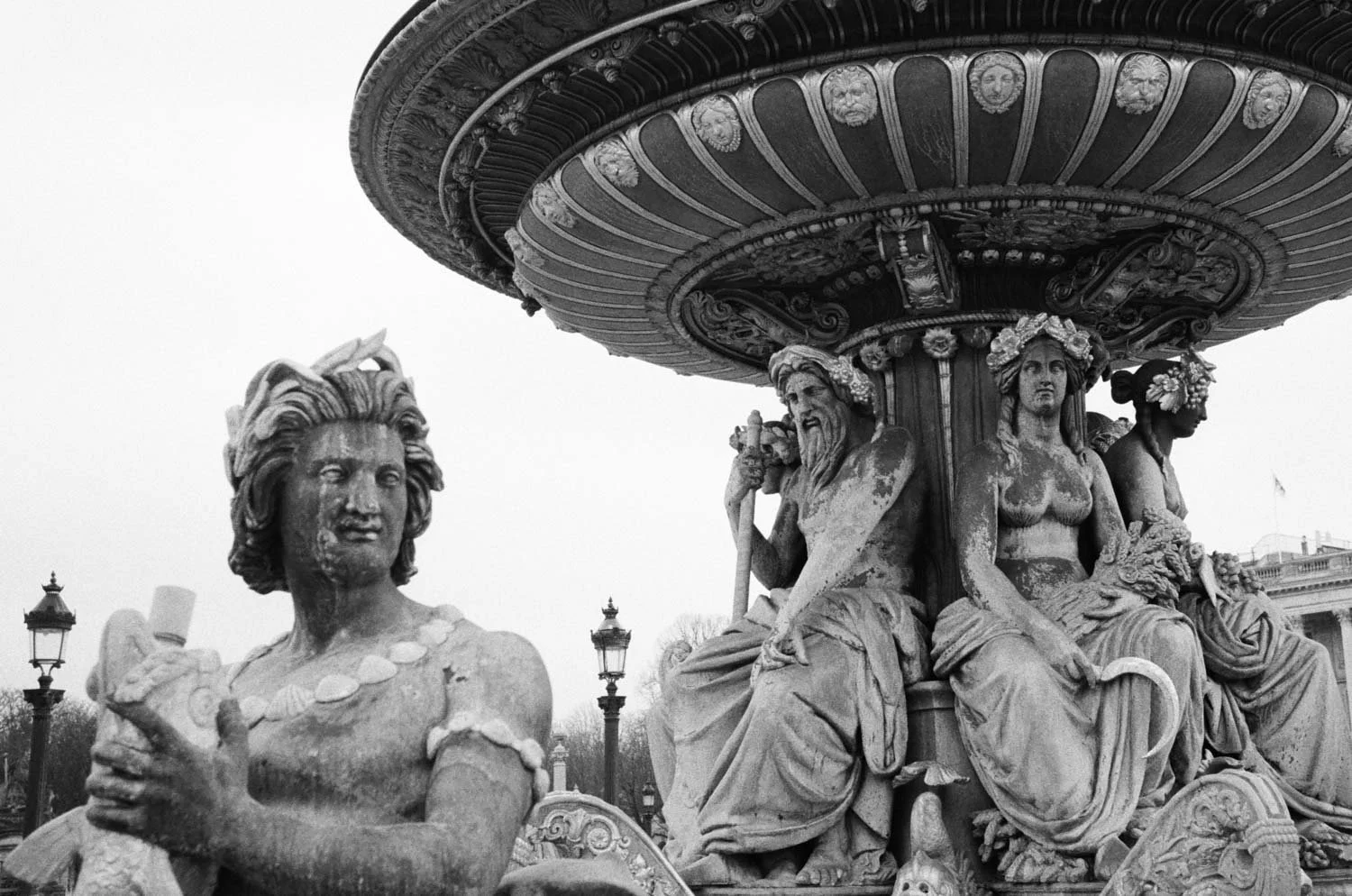 Brunnen am Place de la Concorde