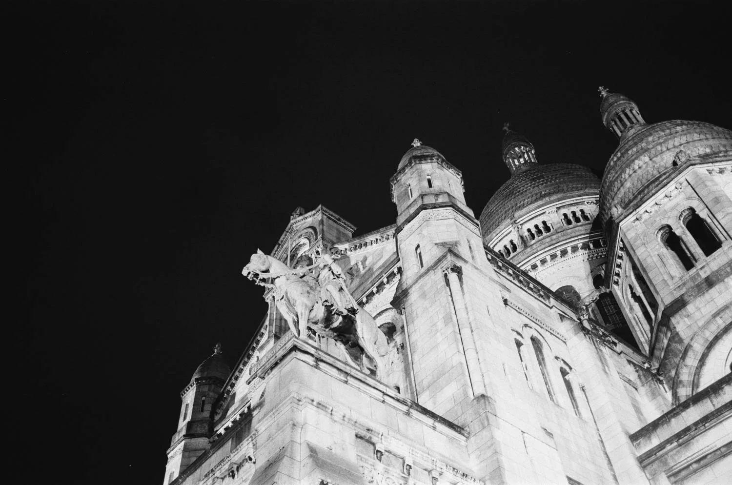 Sacré Coeur Montmartre Paris - Nachtaufnahme