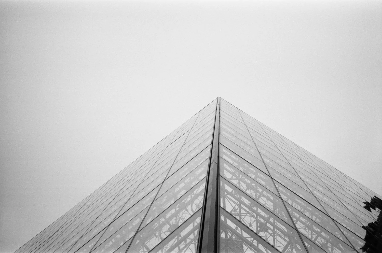 Glasfront des Louvres