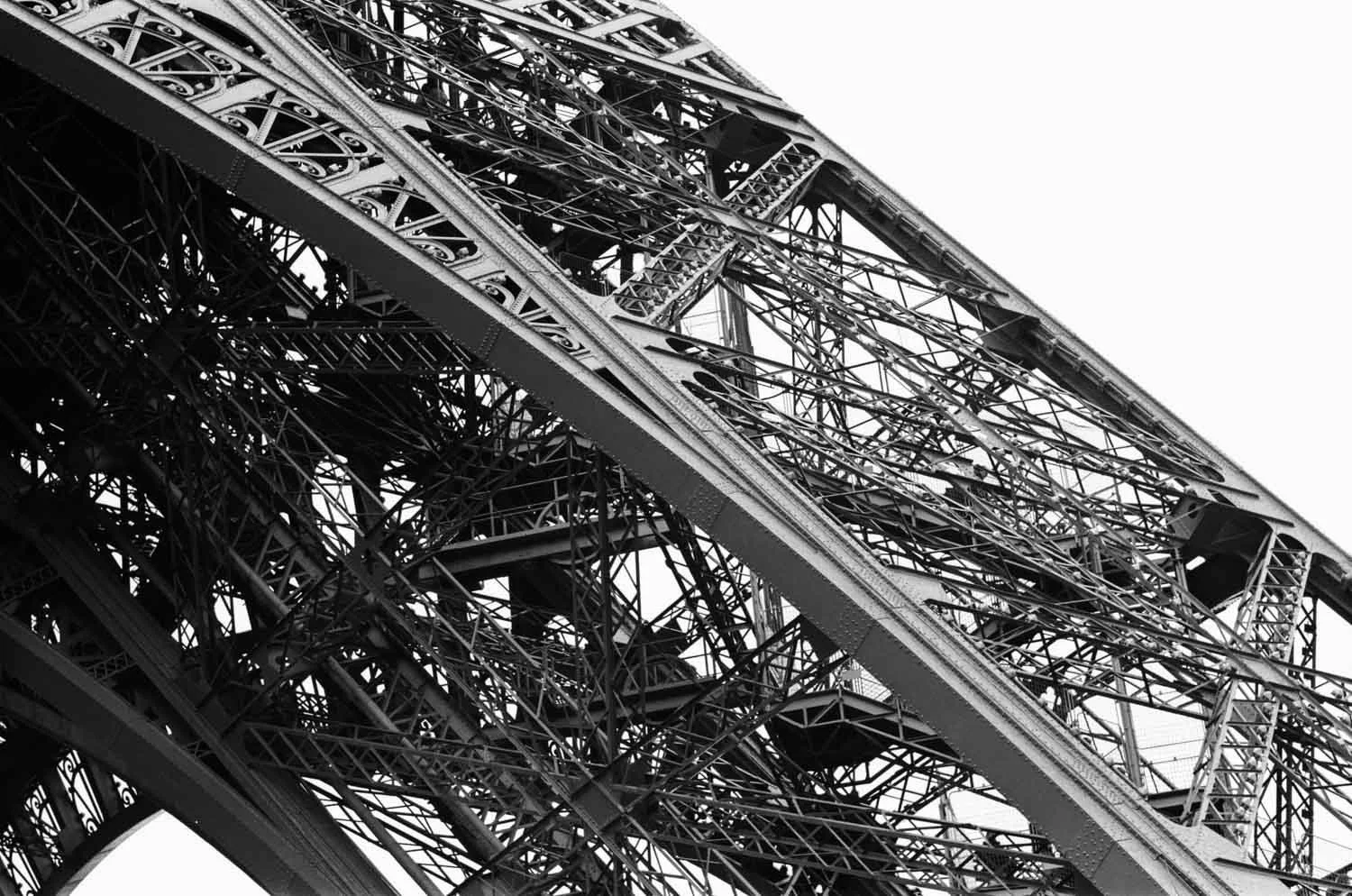 Eiffelturm Paris - das Gerüst