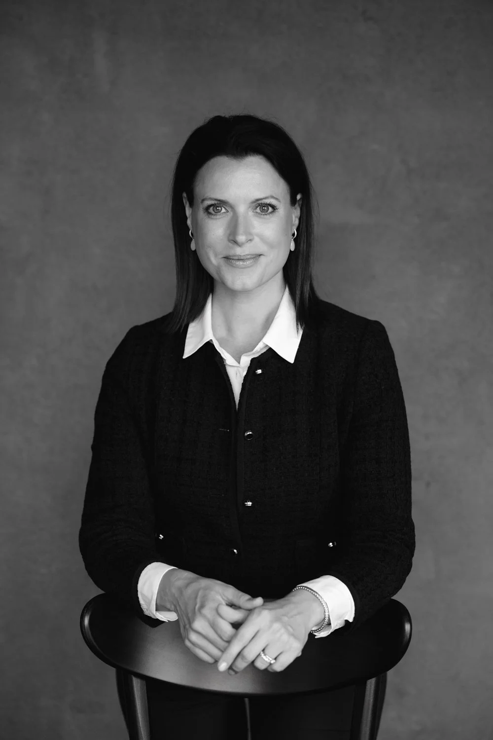 Damen Portrait in schwarzweiss