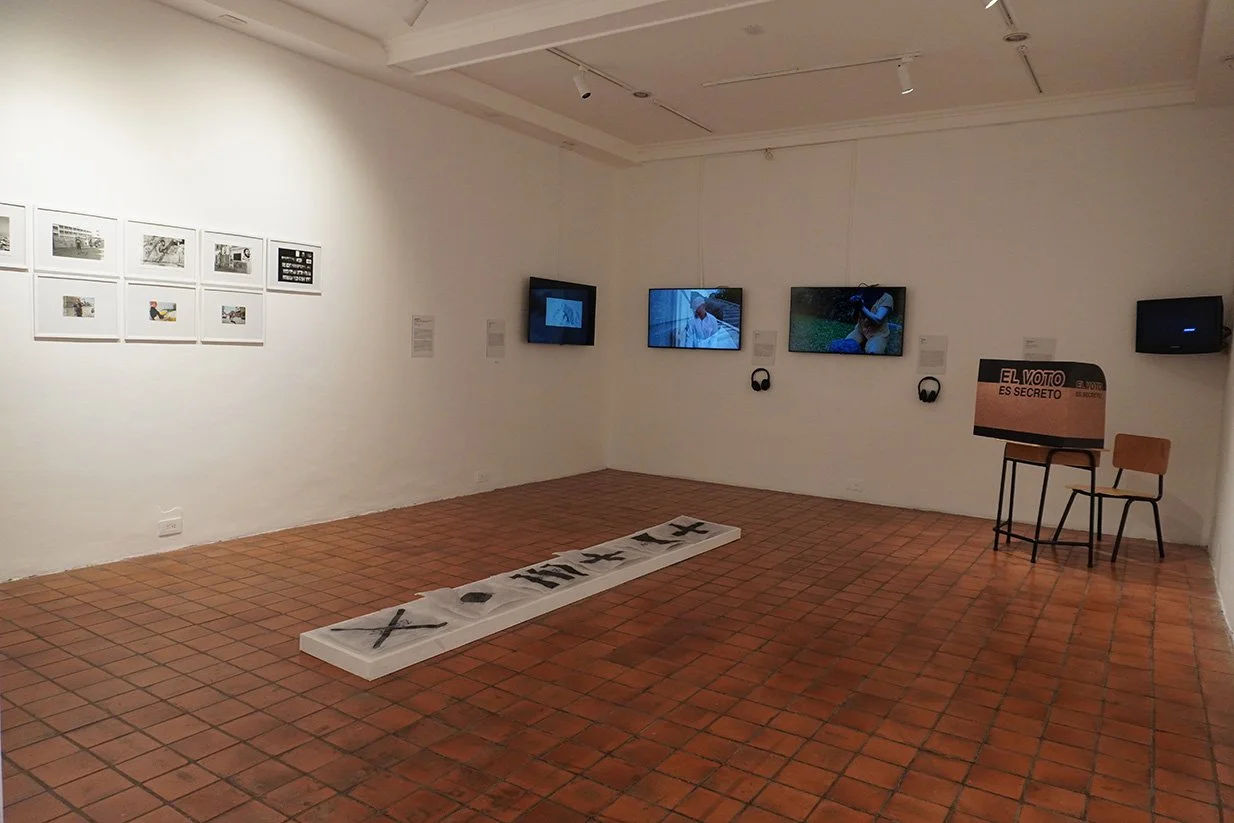 Vistas generales de la exposición Te odio, Centro Cultural de España, Costa Rica