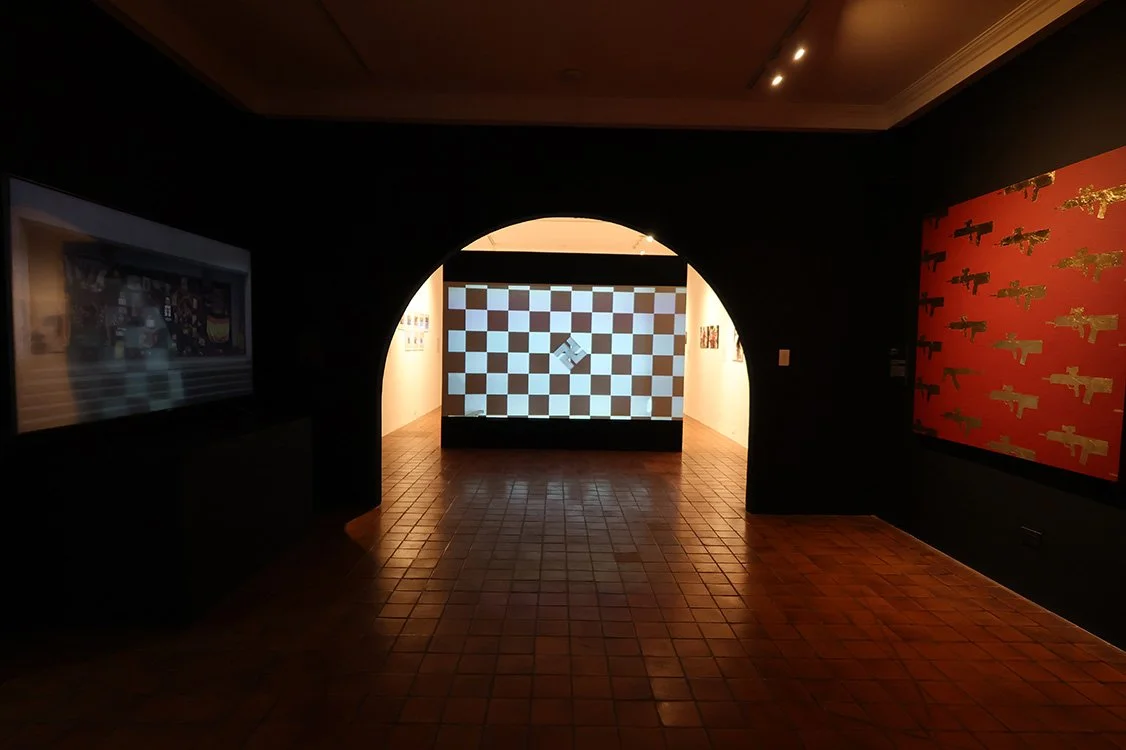 Vistas generales de la exposición Te odio, Centro Cultural de España, Costa Rica