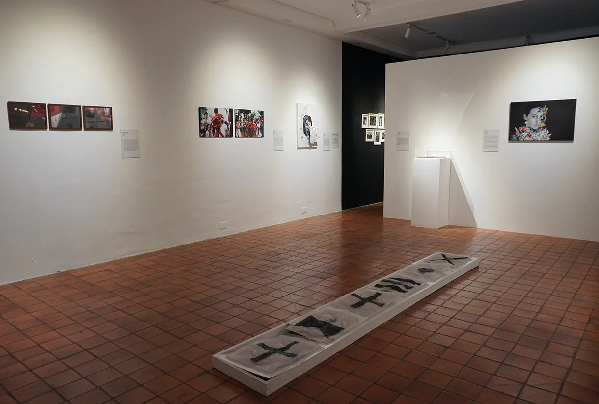 Vistas generales de la exposición Te odio, Centro Cultural de España, Costa Rica