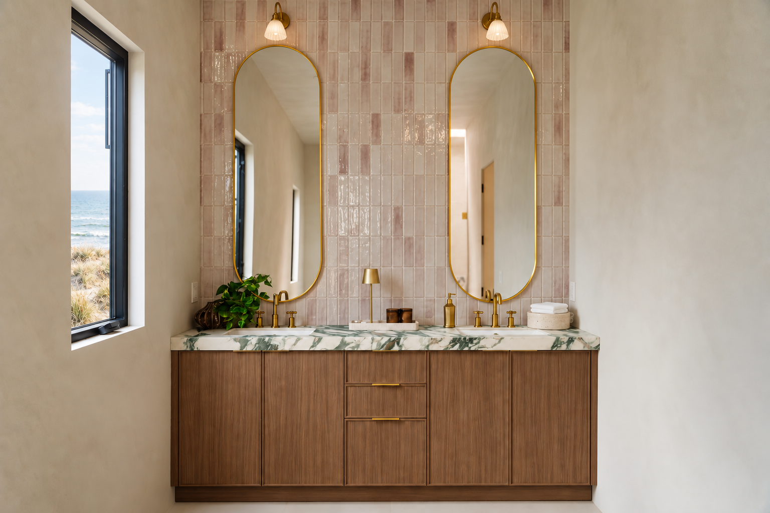 Walnut Vanity, Ivory Tile, Ocean View-3.png