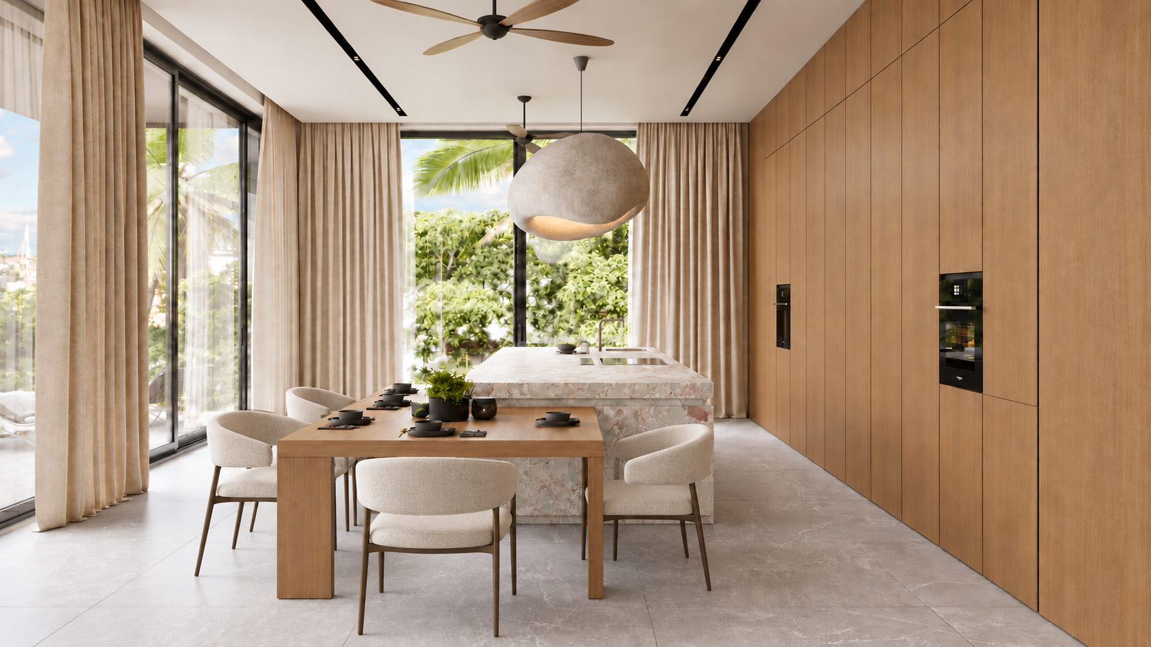 Refined Ivory Chairs Around Oak Table-3.png