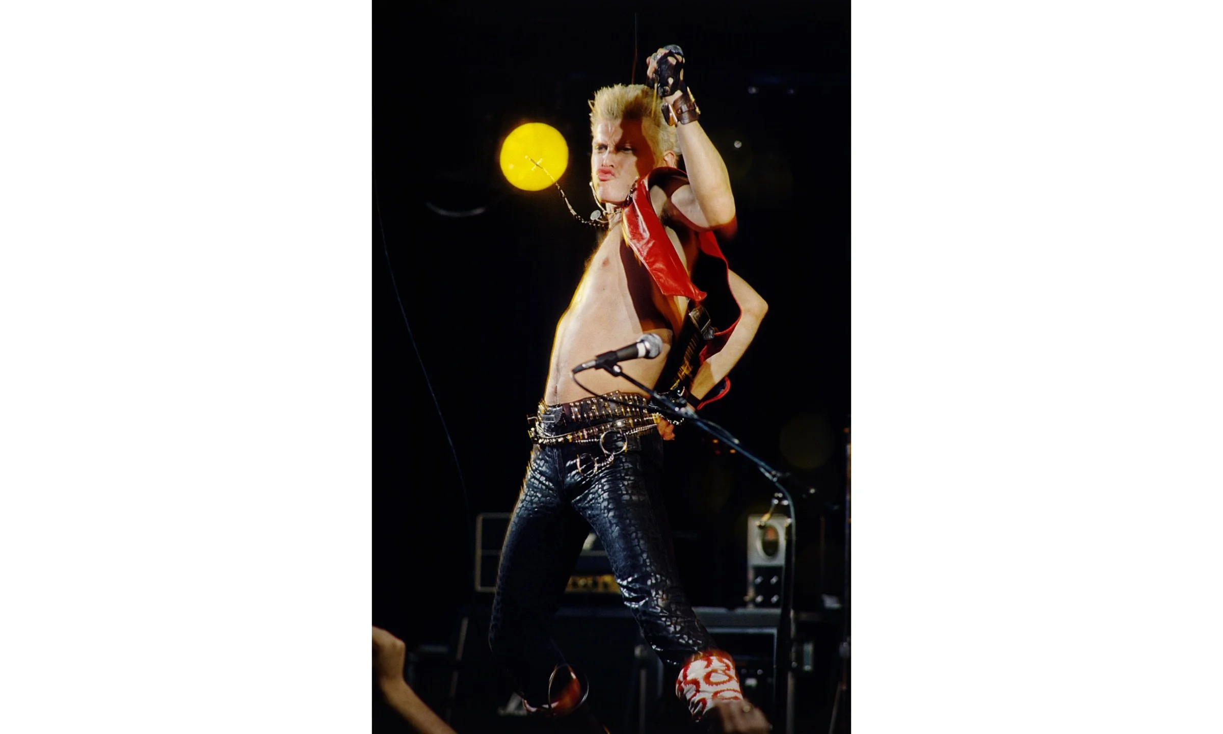 Billy Idol, Boston, MA, 1982 © Michael Grecco