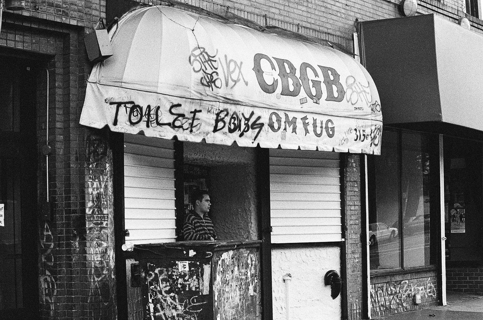 CBGB's, New York City, 1990s shot on 35mm film 