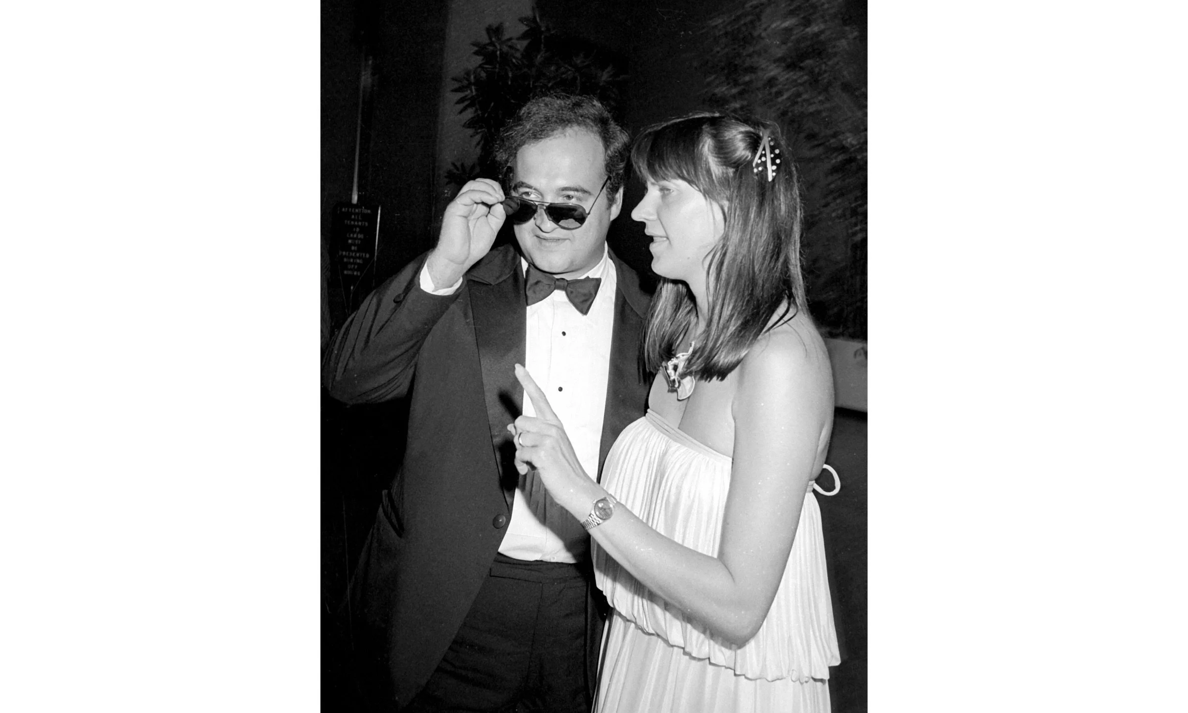 John Belushi and Wife at Dinner Dance Honoring "New York, New York," Olympic Towers, NYC 1981 © Ron Galella