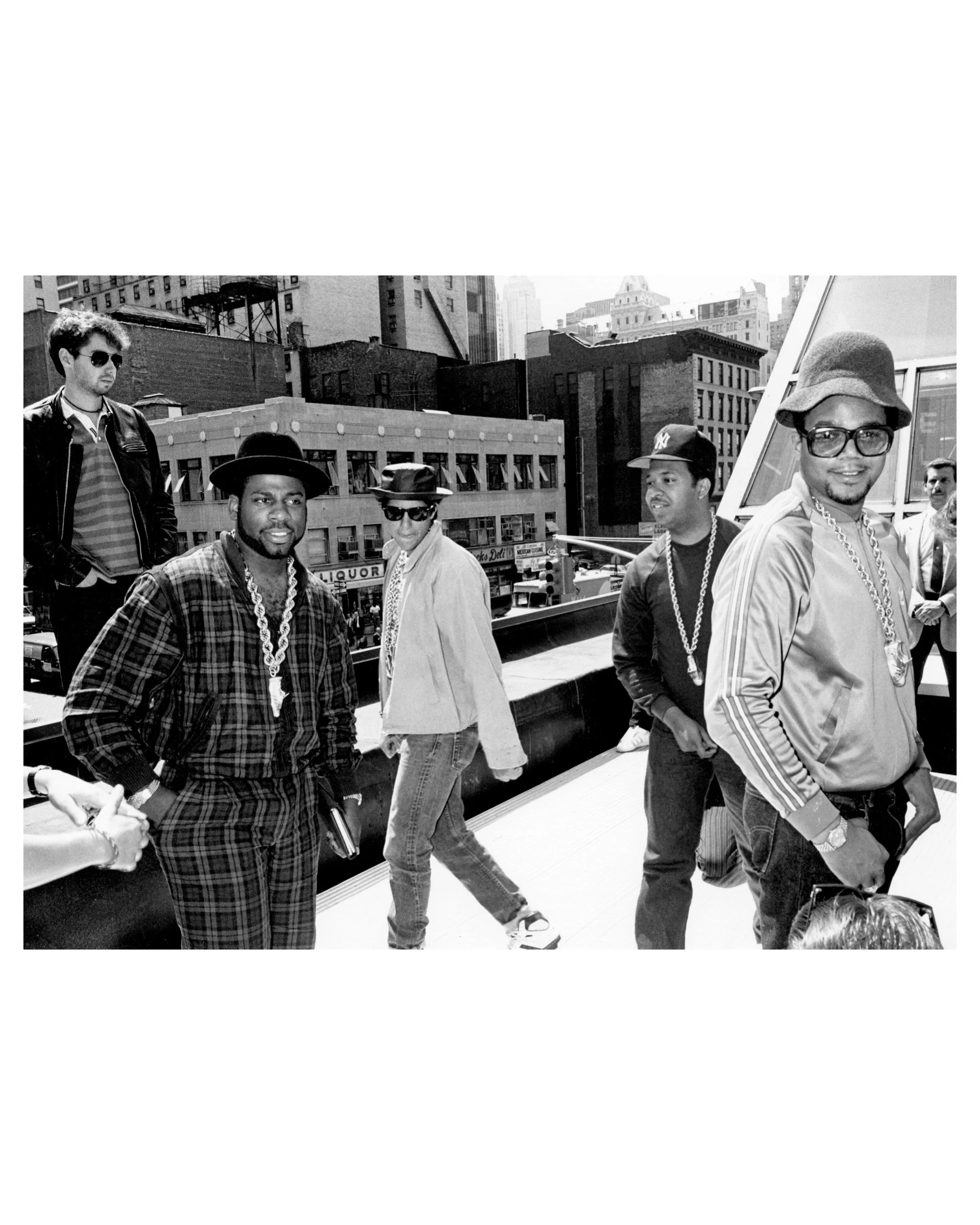 Beastie Boys and Run-DMC, 1987 © Ron Galella