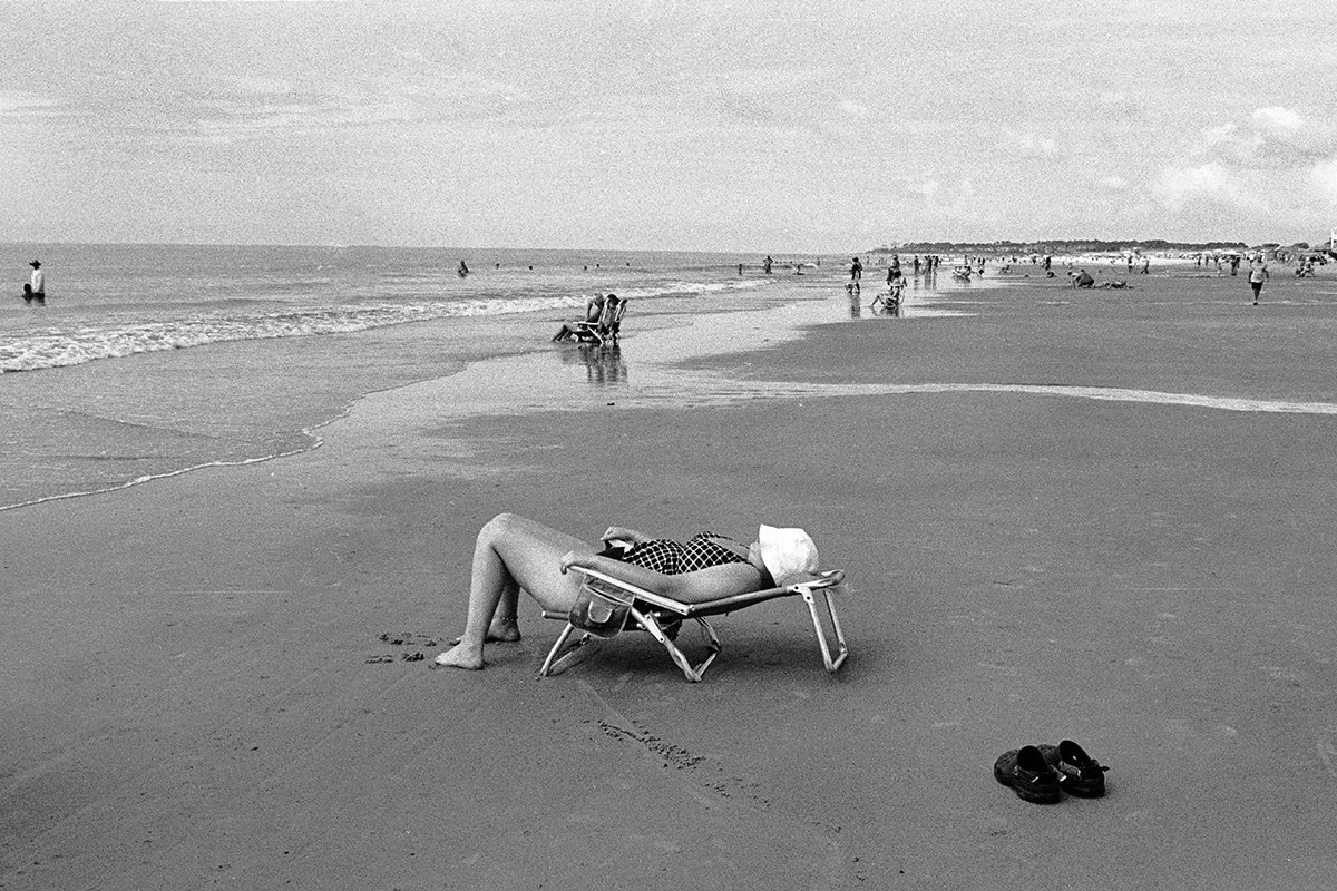 Sunbather. Hilton Head, SC, 2024 © Leigh Ann Edmonds | Limited Edition Silver Gelatin Fine Art Print