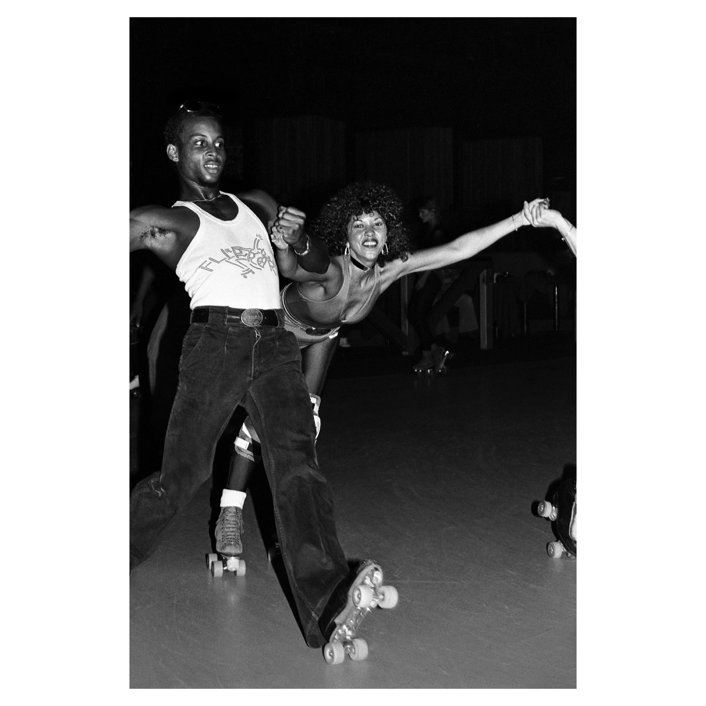 Flipper’s Roller Boogie Palace (Dancing Skaters), 1979-81 © Jim Frank