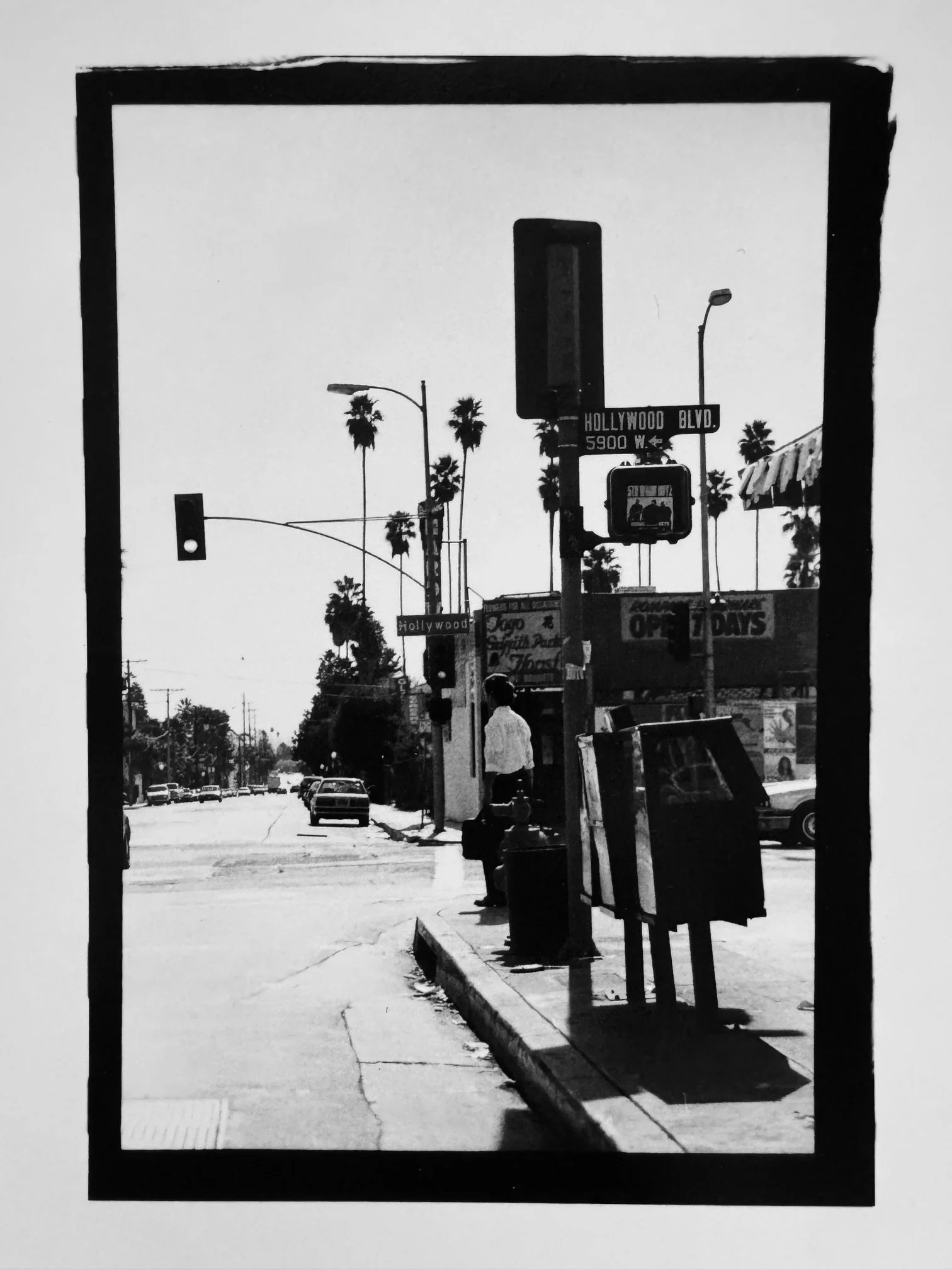 Edit Hollywood Blvd., Los Angeles, CA, late 1990s © Meredith Fleischer  | Vintage Dark Room Print