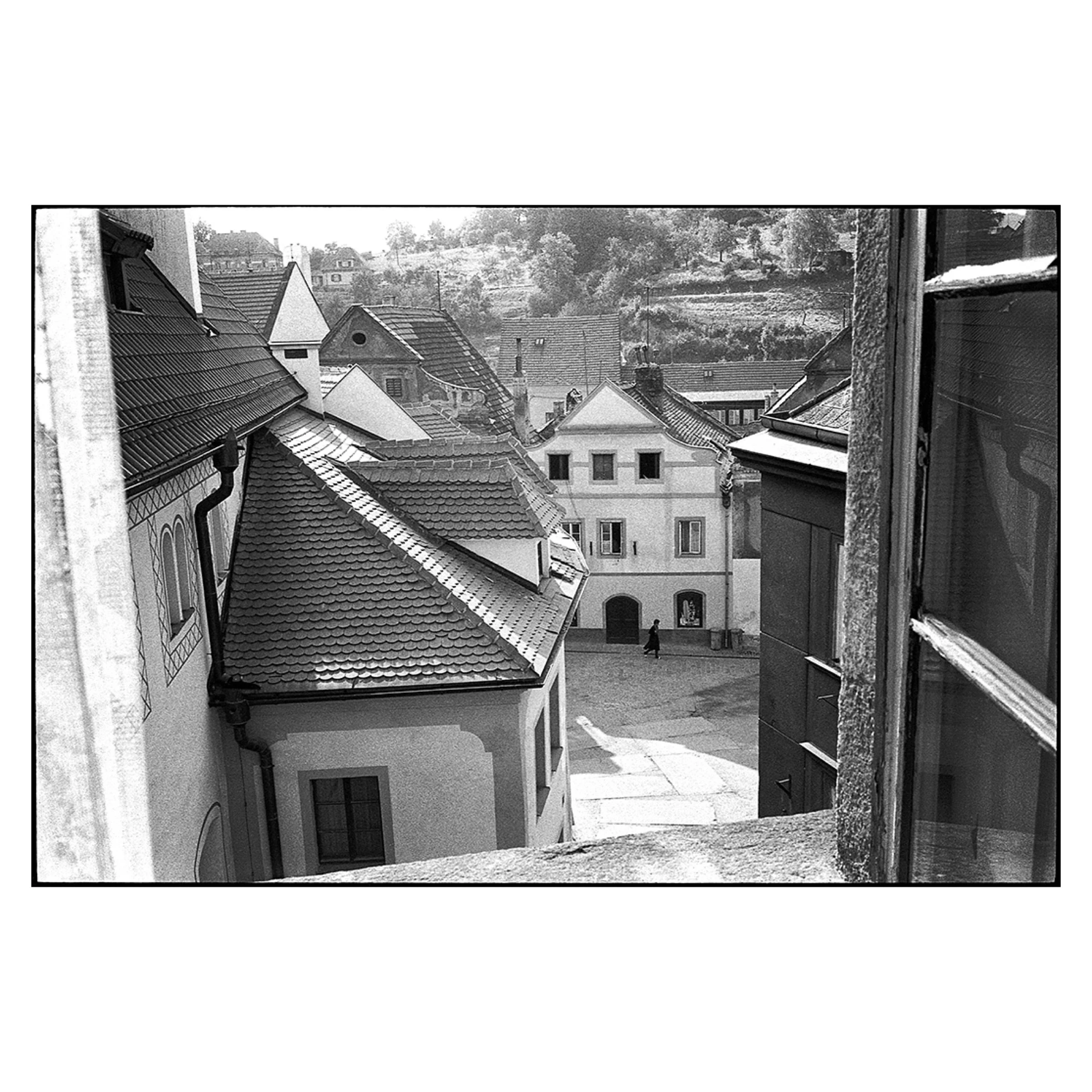 From my hotel window, Cesky Krumlov, Czechoslovakia, 1991 © Dave Green