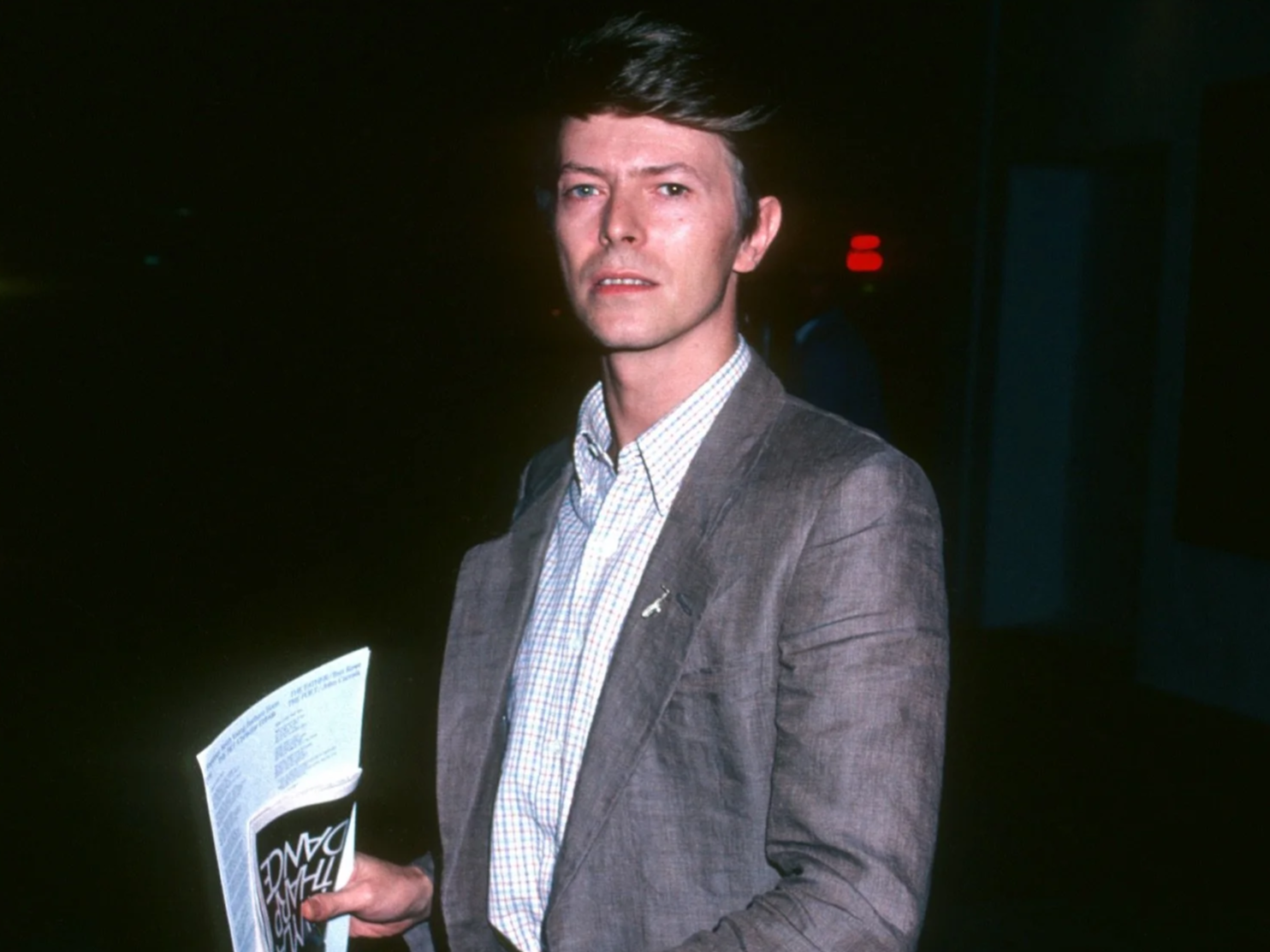 David Bowie at Twyla Tharp Dance Company Performance, Winter Garden Theater, NYC 1981 © Ron Galella
