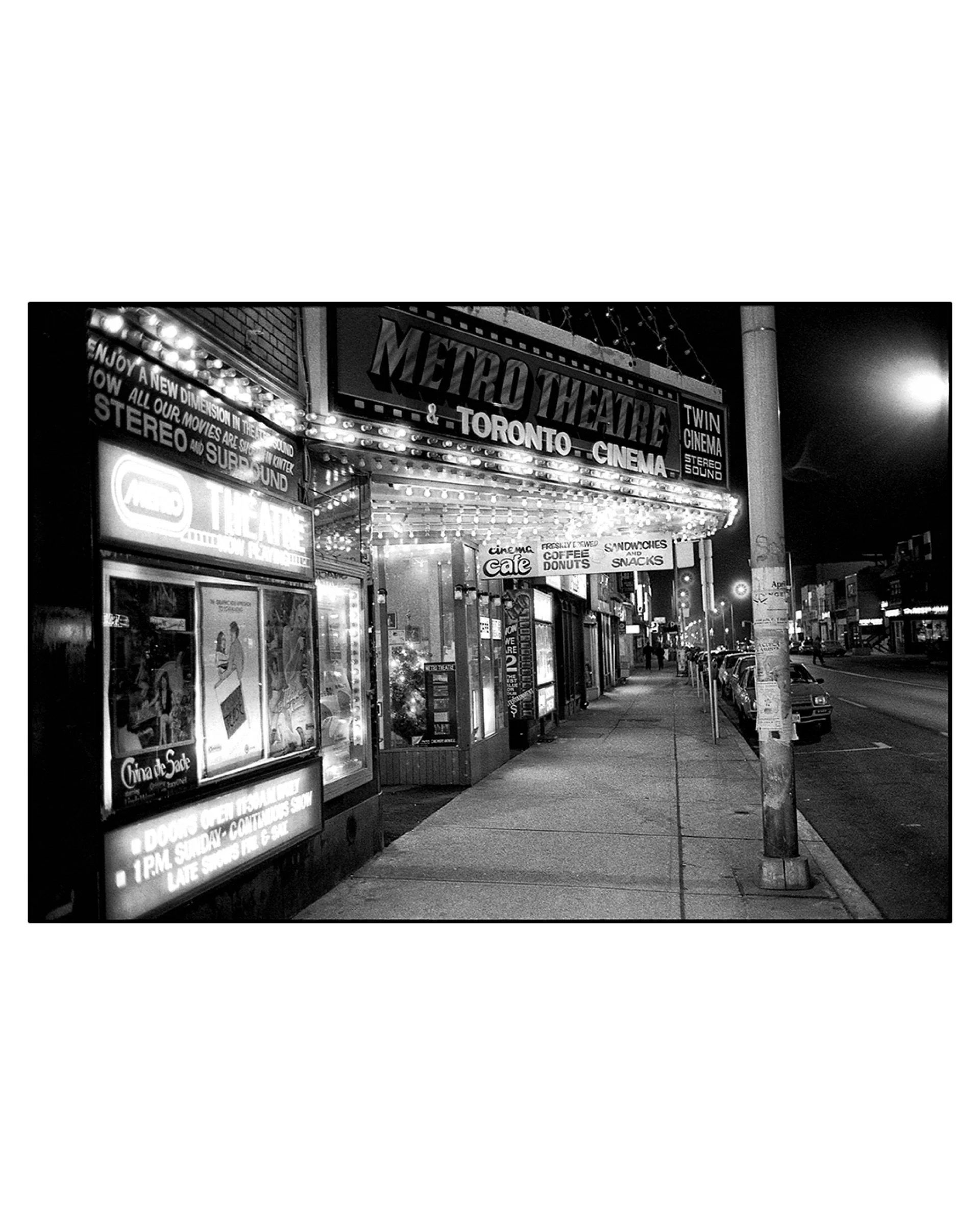 Metro Cinema, Toronto, 1986 © Dave Green | Fine Art Print