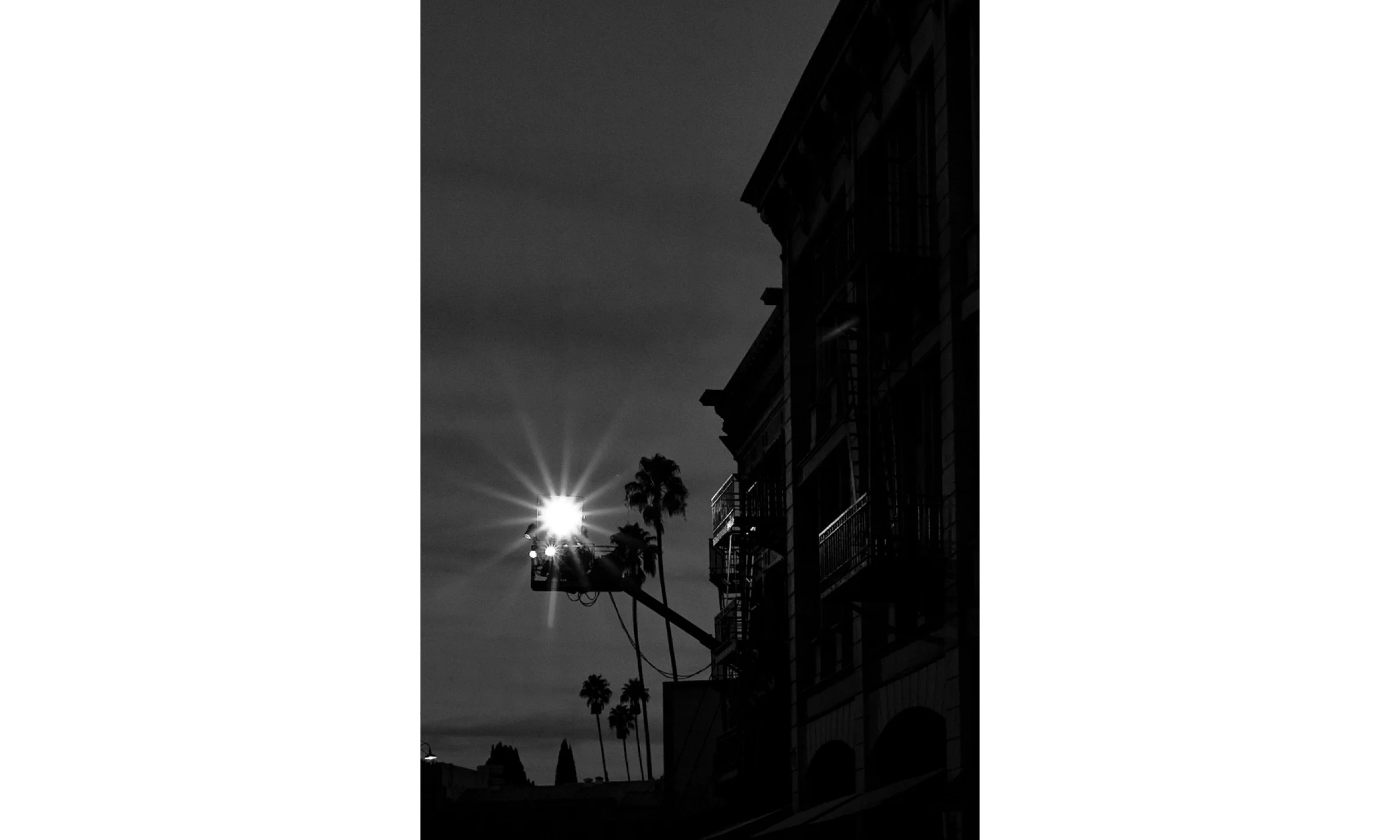Moon Raking, Paramount Studios, CA, 2017 © John P. Fleenor
