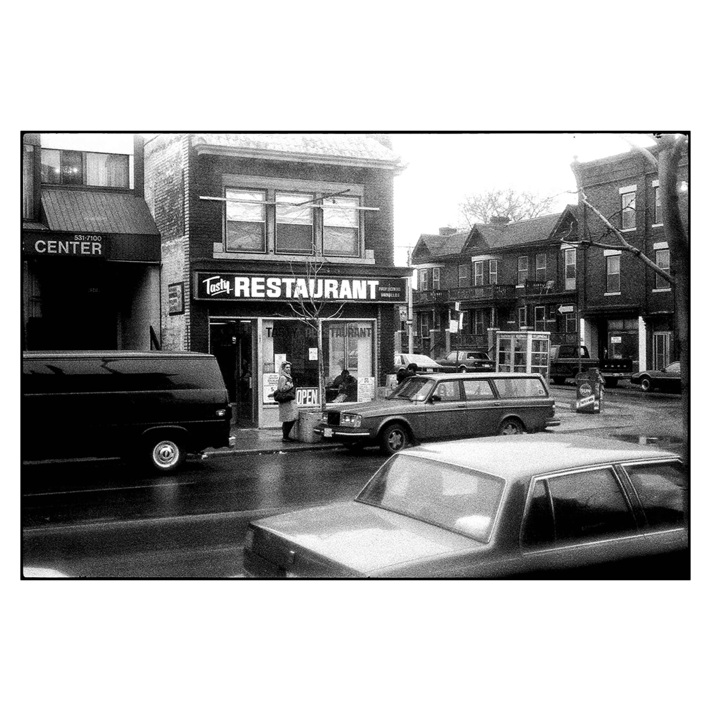 The Tasty Restaurant on Bloor Street West, Toronto, 1988 © Dave Green