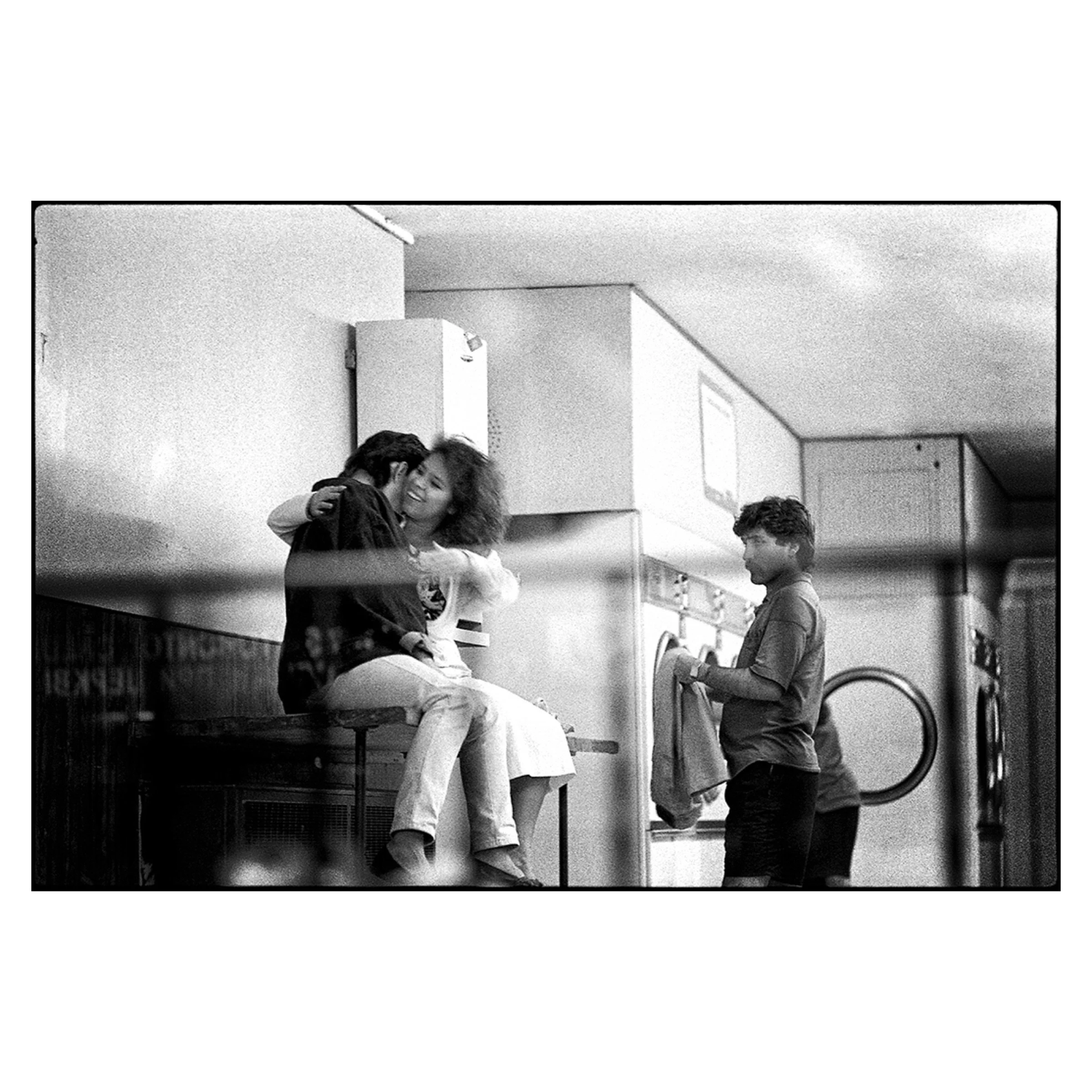 A moment at the Laundromat, Toronto, 1988 © Dave Green