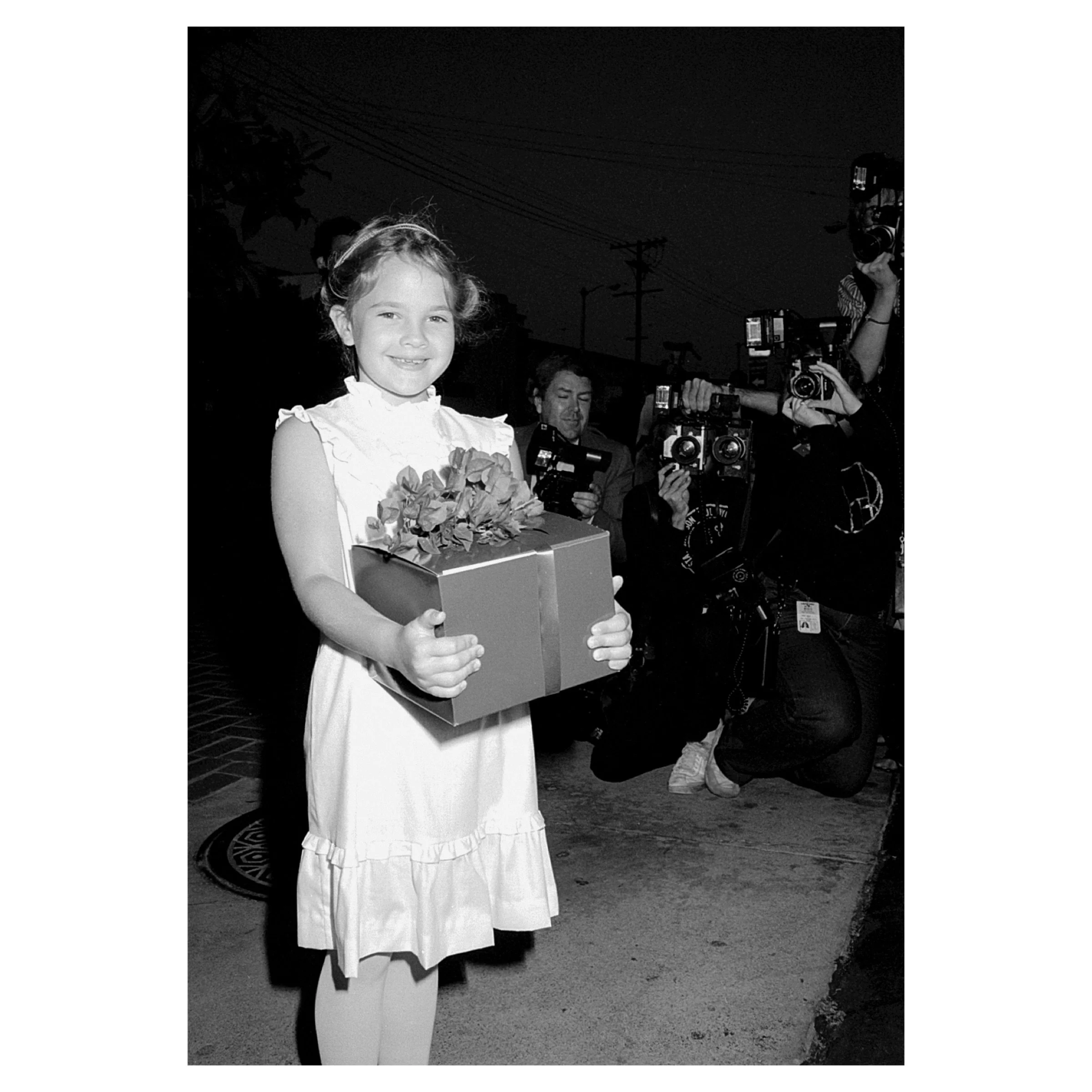 Drew Barrymore at a Party for Larry Thompson, Los Angeles, August 14, 1982 © Jim Frank