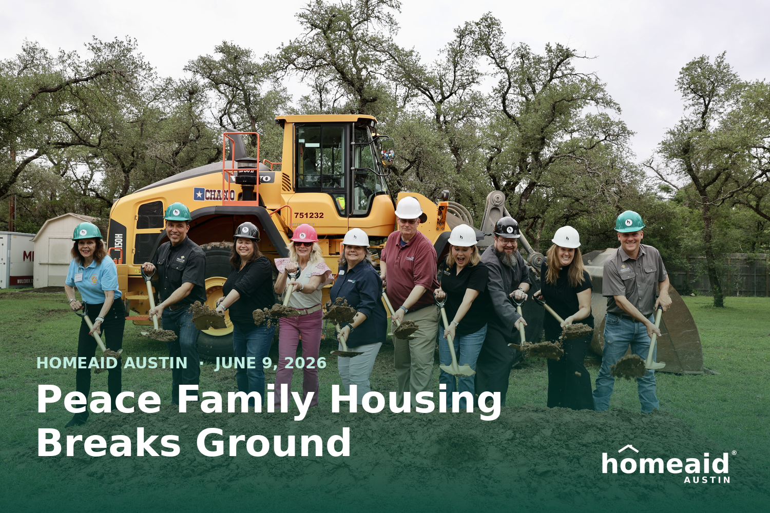 We Broke Ground on Peace Family Housing, and Austin Named the Day