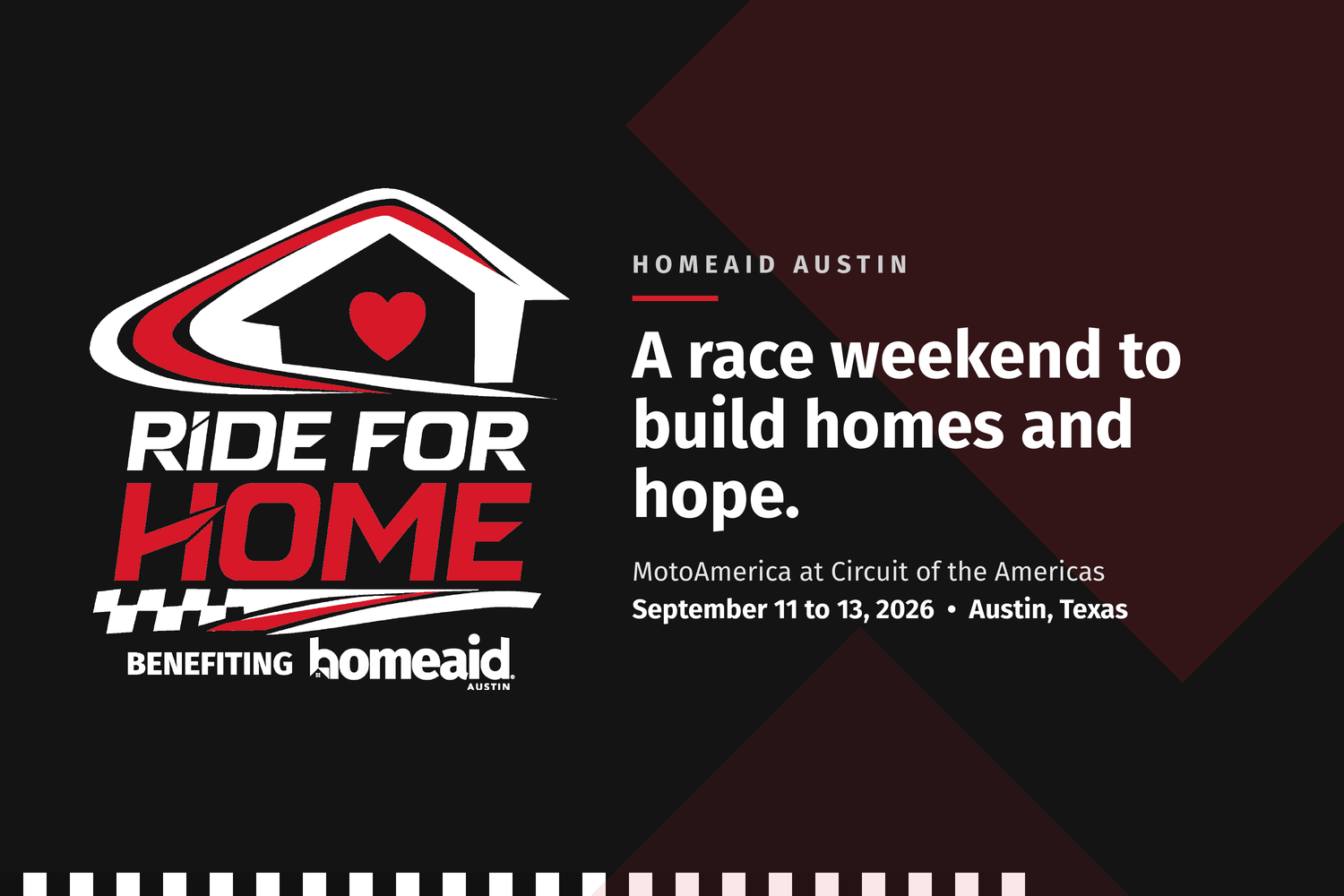 Ride for Home: A Race Weekend to Build Homes and Hope