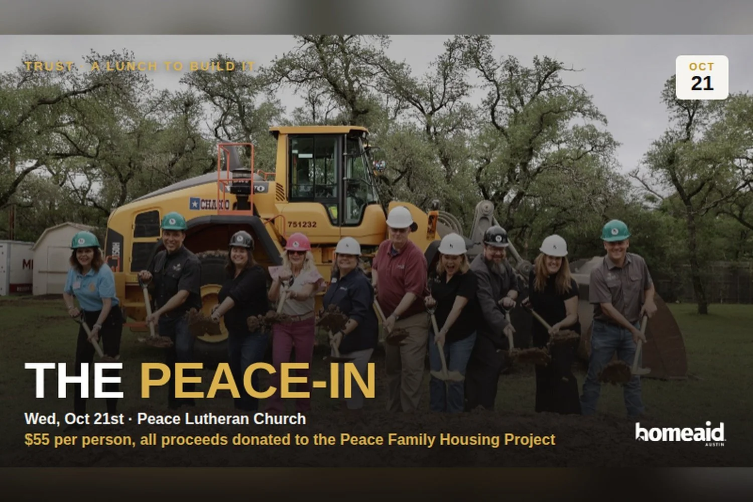 The Peace-In: A Trust Equity Lunch with Colonel John O’Grady, Benefiting Peace Family Housing