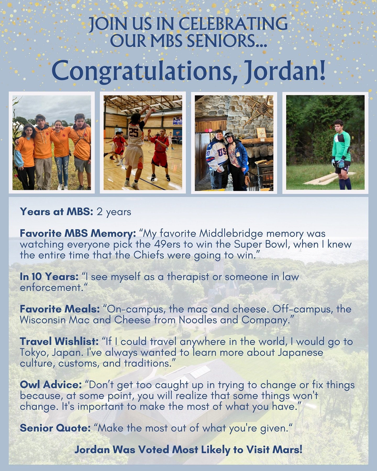 Join us in Celebrating our Seniors! Congratulations Jordan! 🎓🌟🦉 #Classof2024 #SeniorSpotlight