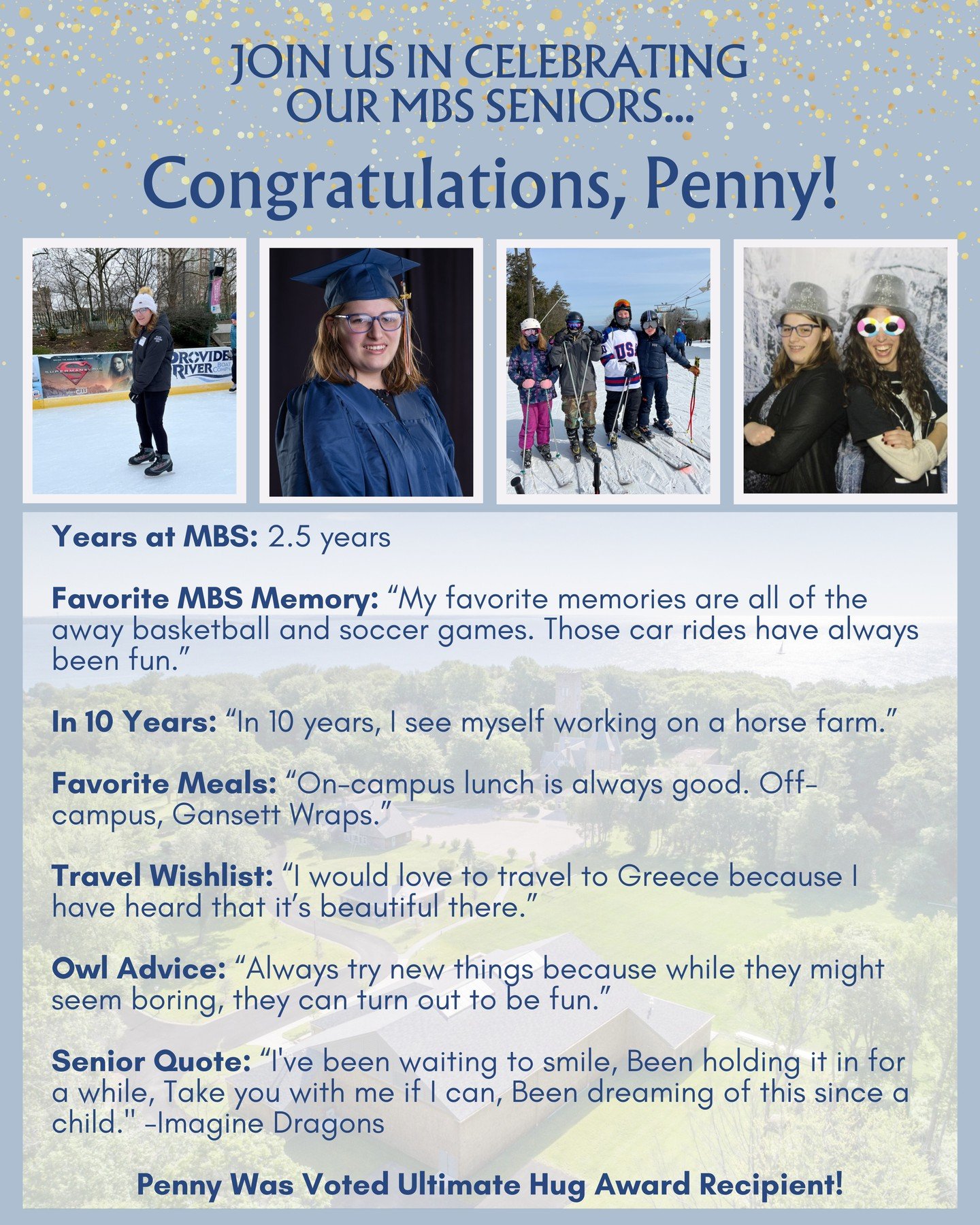 Join us in Celebrating our Seniors! Congratulations Penny! 🎓🌟🦉 #Classof2024 #SeniorSpotlight