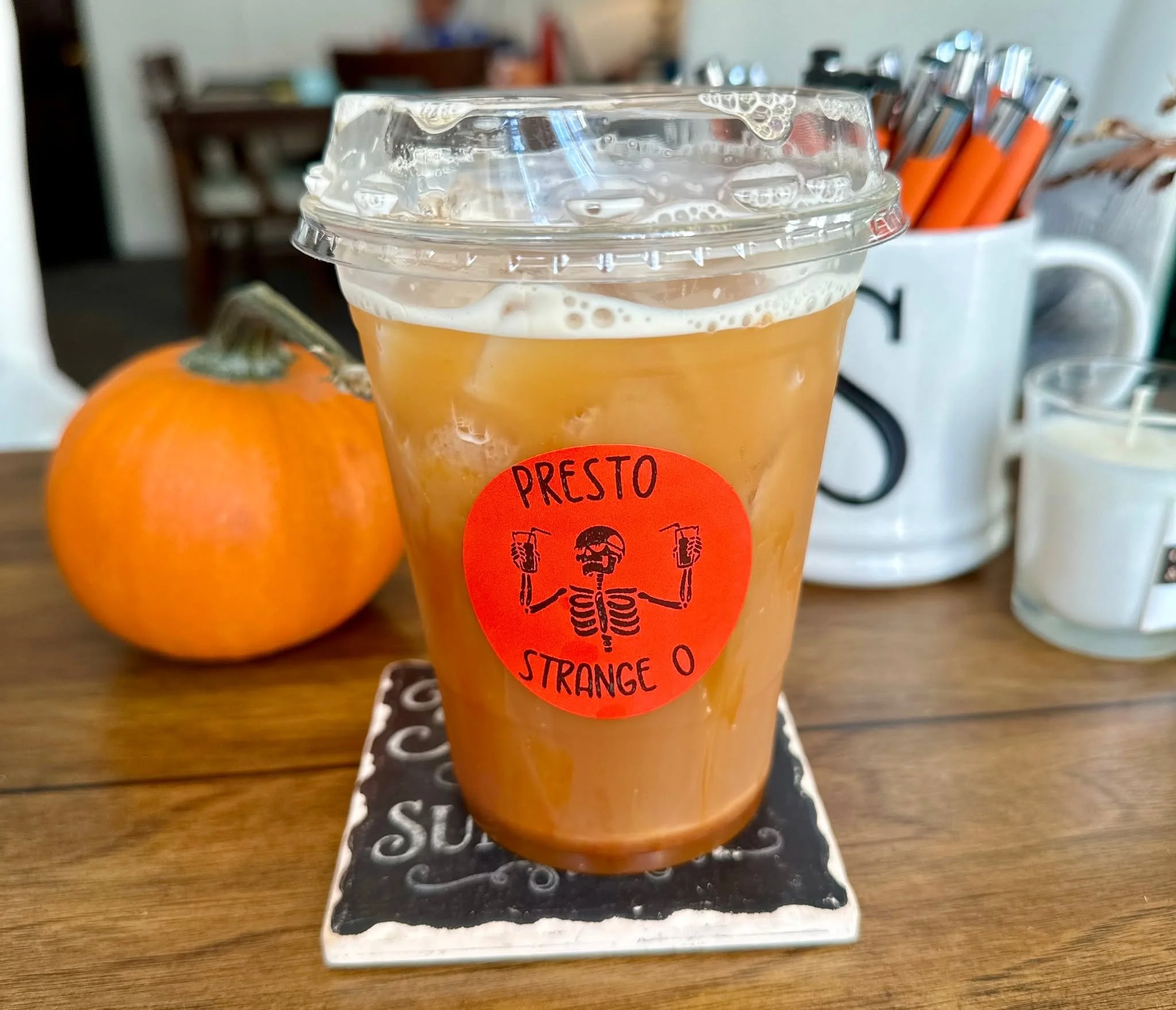 Faculty Appreciation fueled by caffeine and kindness &mdash; thank you,  @prestostrange_o_coffee! 🧋🤎☕