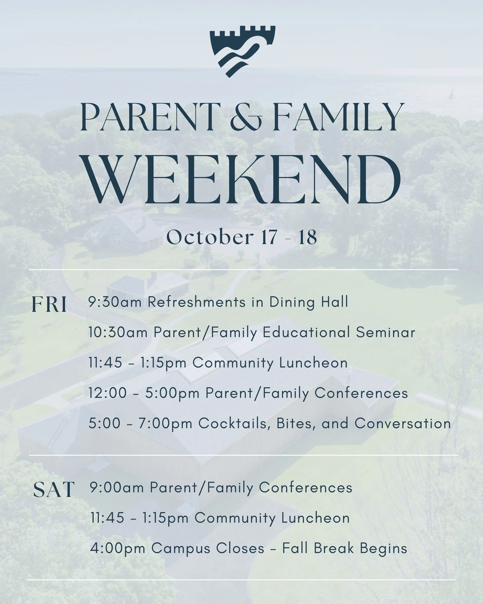 The campus is alive, the refreshments are out, and our families are on their way! 🍁 Happy Parent &amp; Family Weekend, MBS Community! #FallFamilyWeekend #BelongAndBecome #OctoberBreak