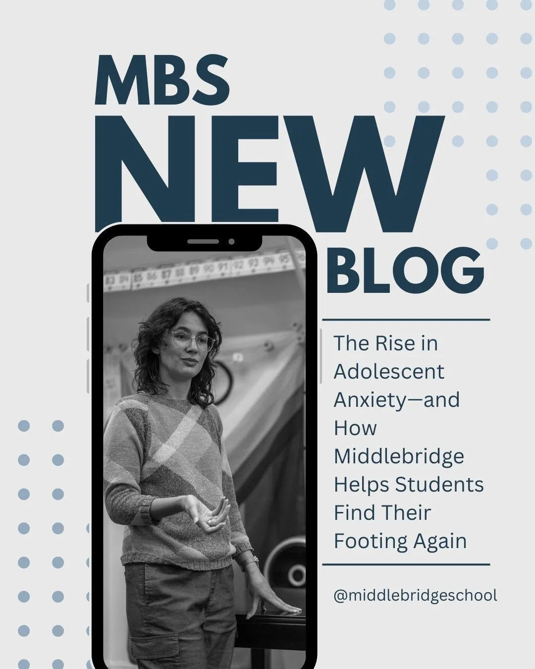 Missed deadlines. Perfectionism. Avoidance. Self-doubt. For many teens, anxiety shows up quietly and profoundly. 💭

Our latest blog takes a closer look at why adolescent anxiety is on the rise and how Middlebridge helps students rebuild confidence, 