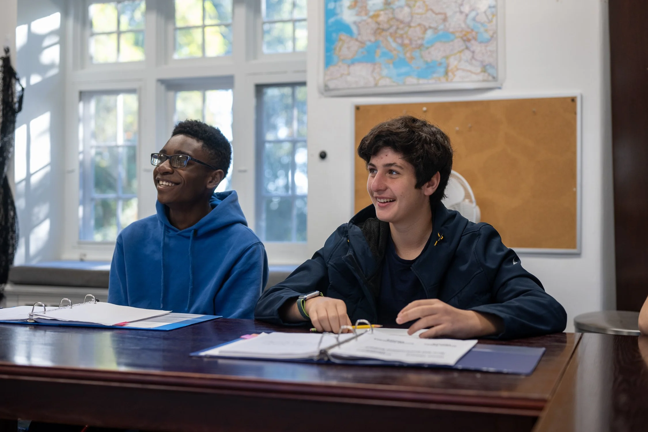 Students learning at Middlebridge