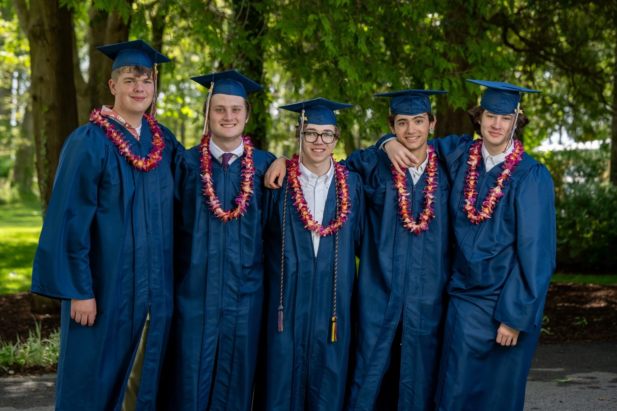 Students graduating from Middlebridge School